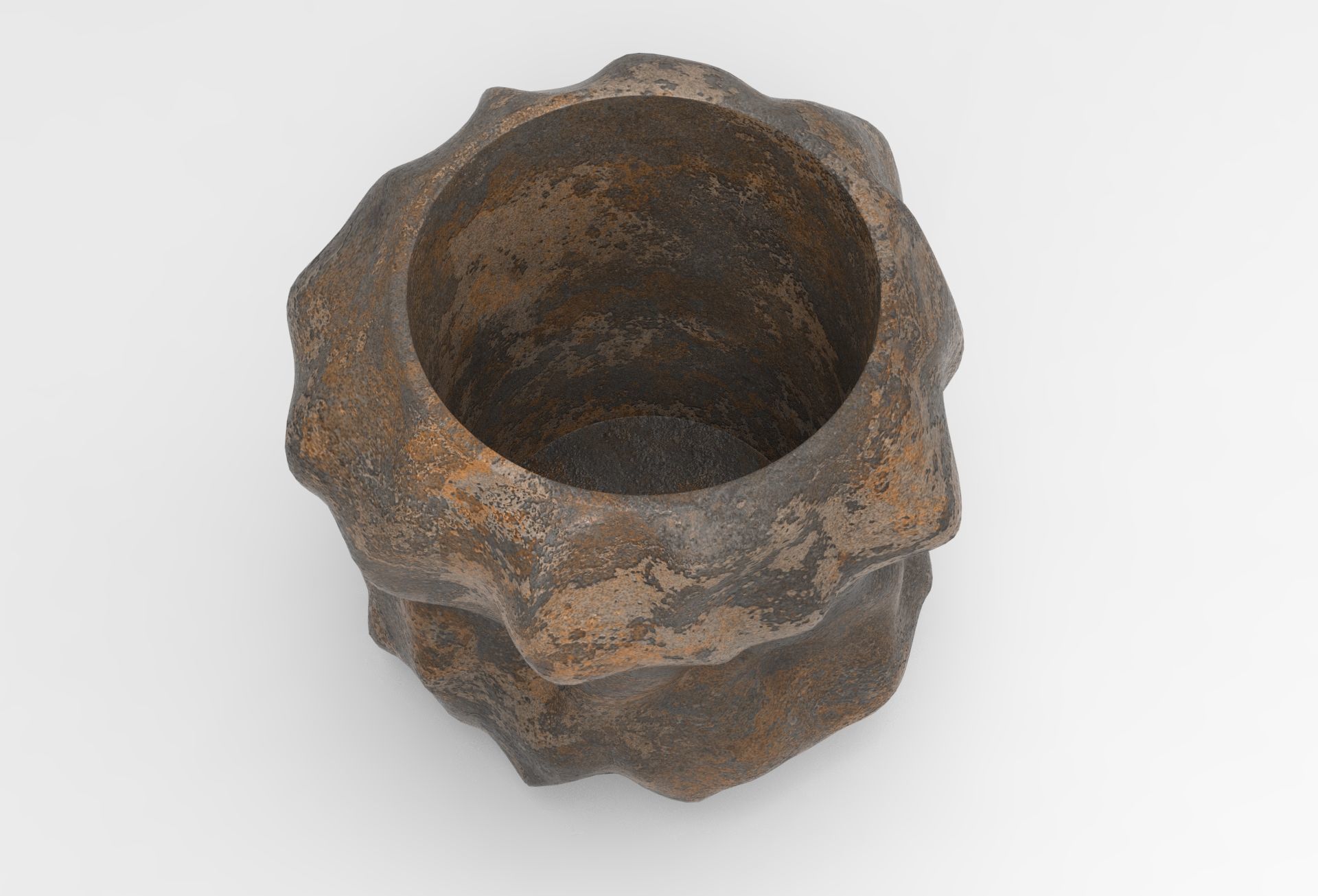 Nou Vase Low-poly 3D model_1