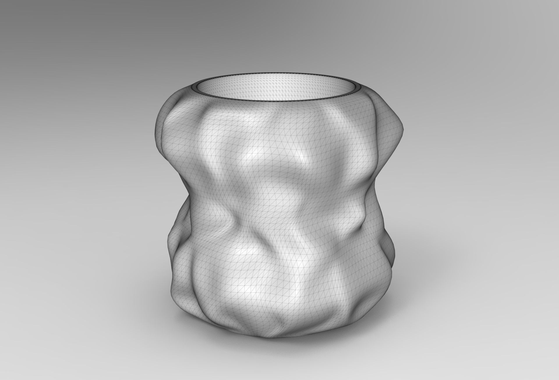 Nou Vase Low-poly 3D model_5