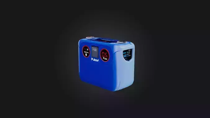 Pulse Oximeter Low-poly 3D model