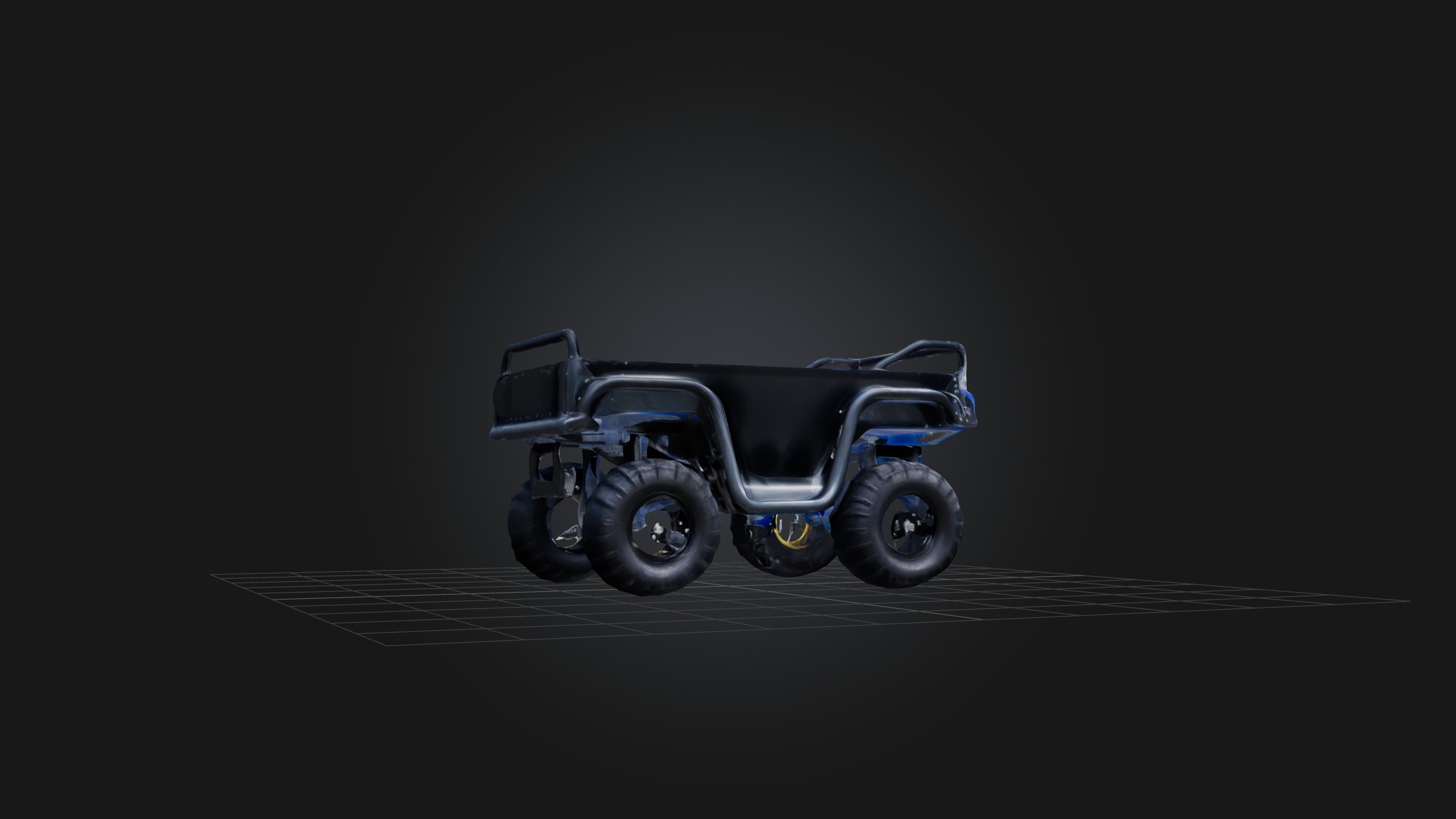 Power Sled Low-poly 3D model_6