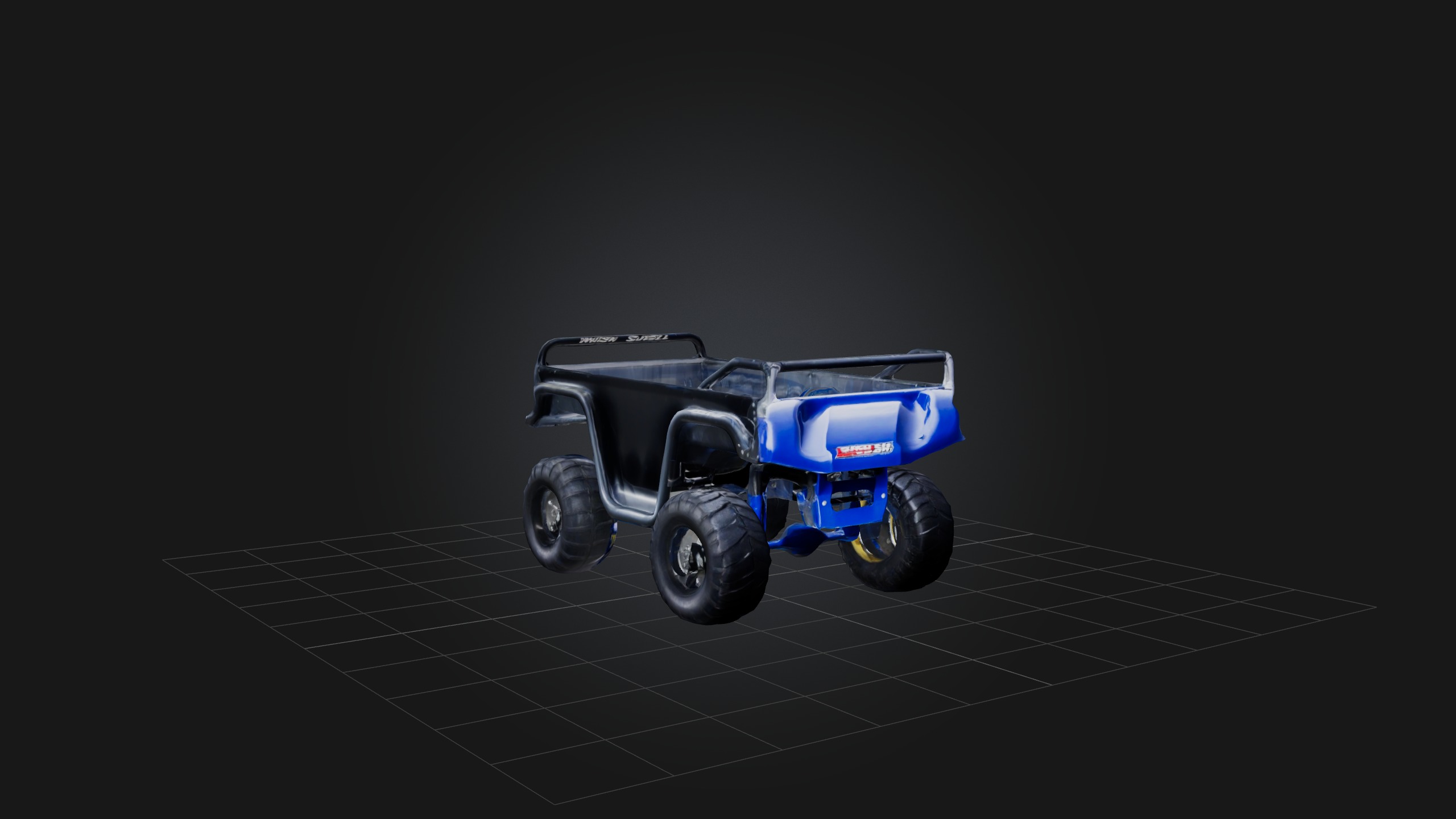 Power Sled Low-poly 3D model_4