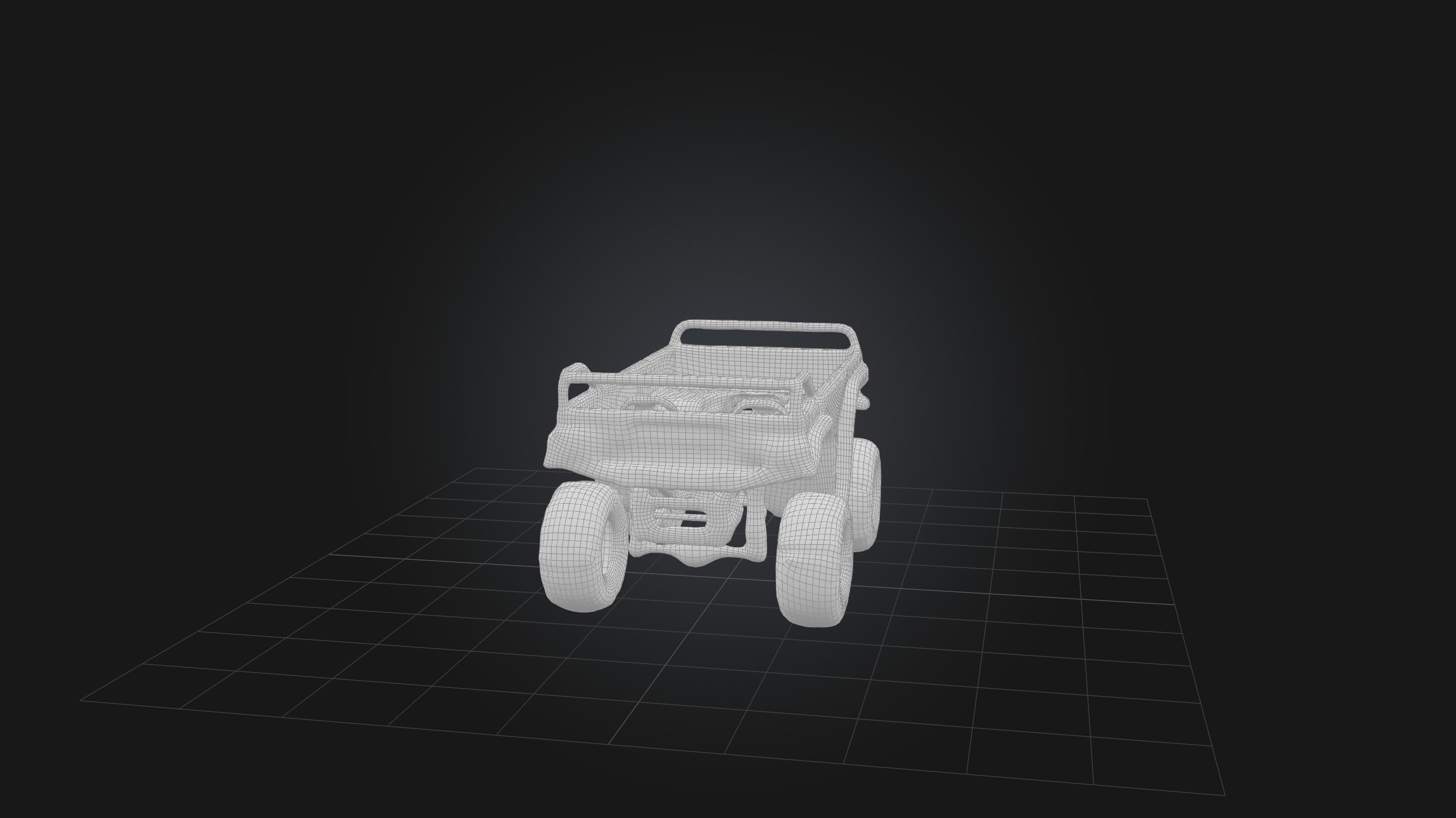 Power Sled Low-poly 3D model_2