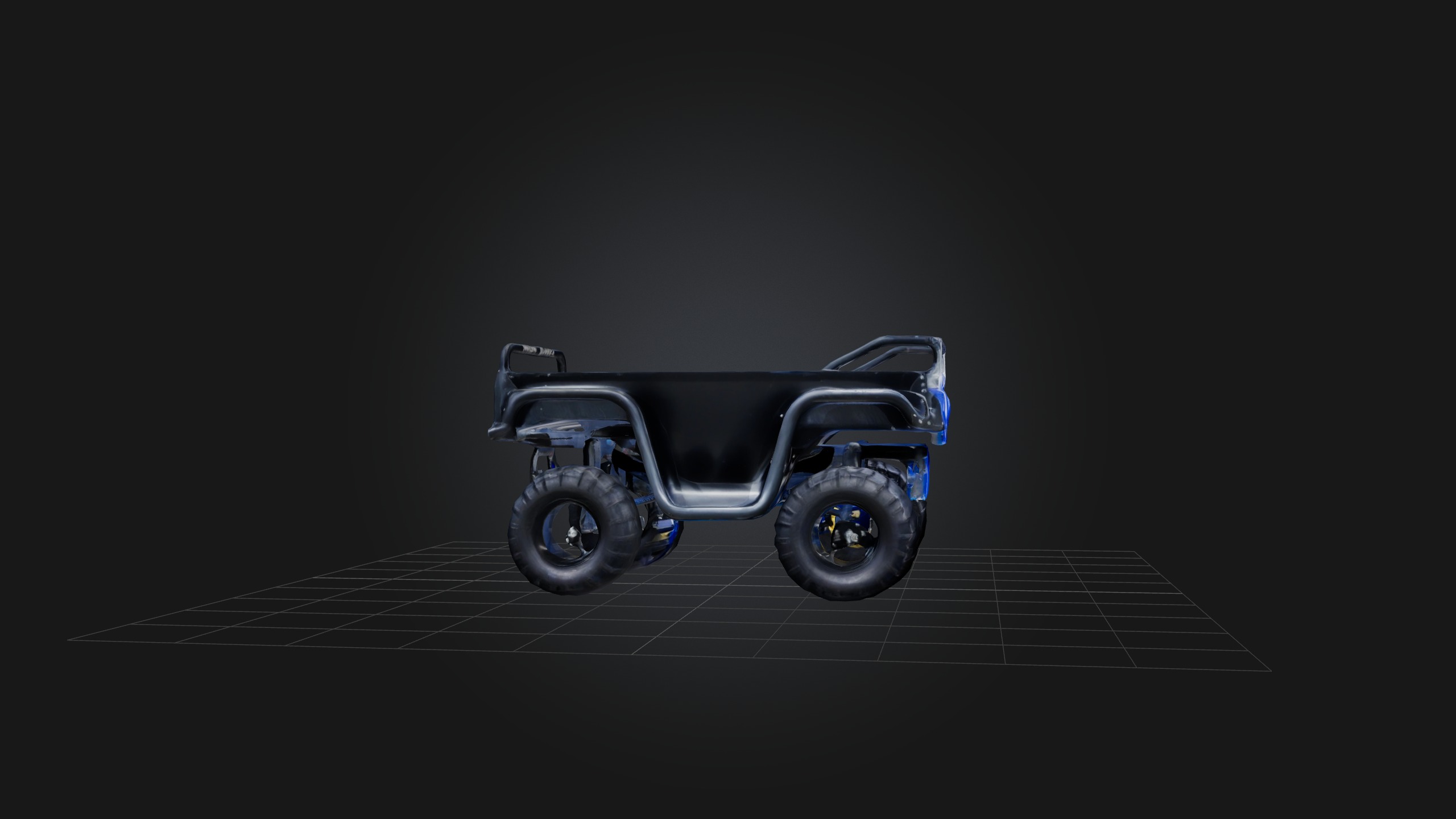 Power Sled Low-poly 3D model_5