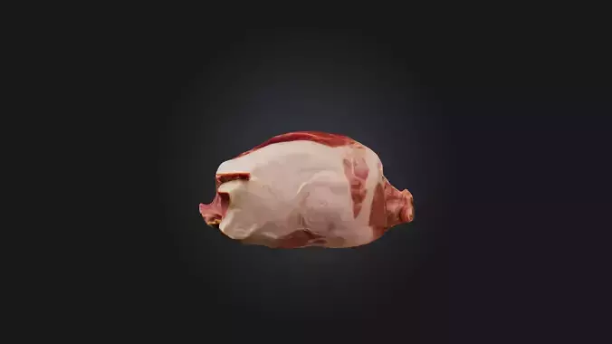 Pork Shoulder Model Low-poly 3D model