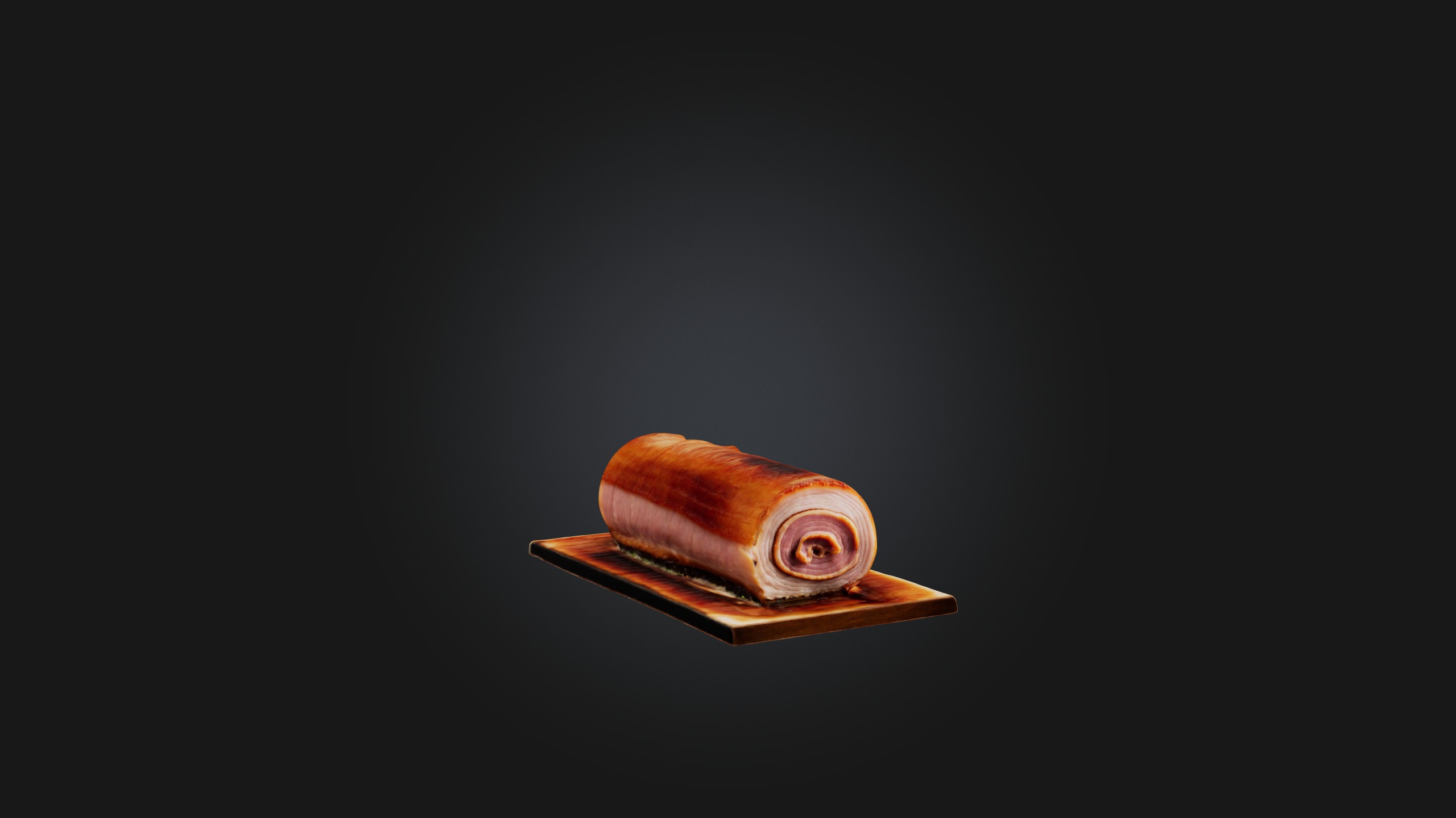 Pork Belly Model Low-poly 3D model_5