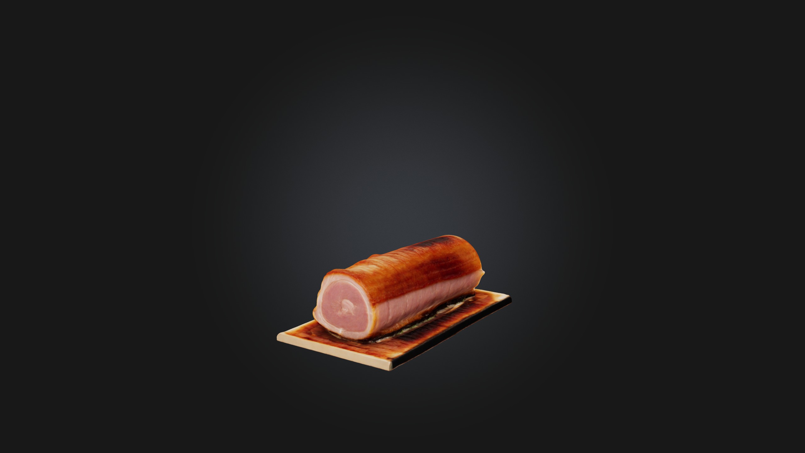 Pork Belly Model Low-poly 3D model_9