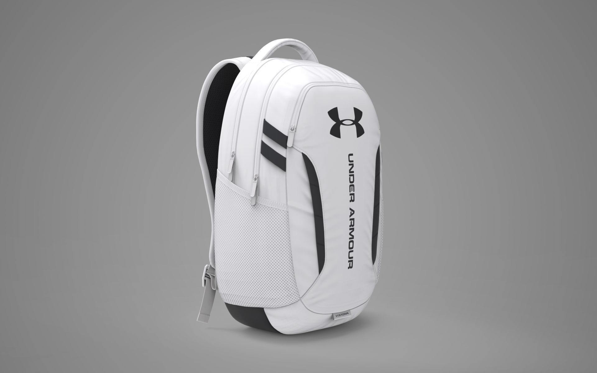 Under Armour Hustle 6 Backpack Low-poly 3D model_1