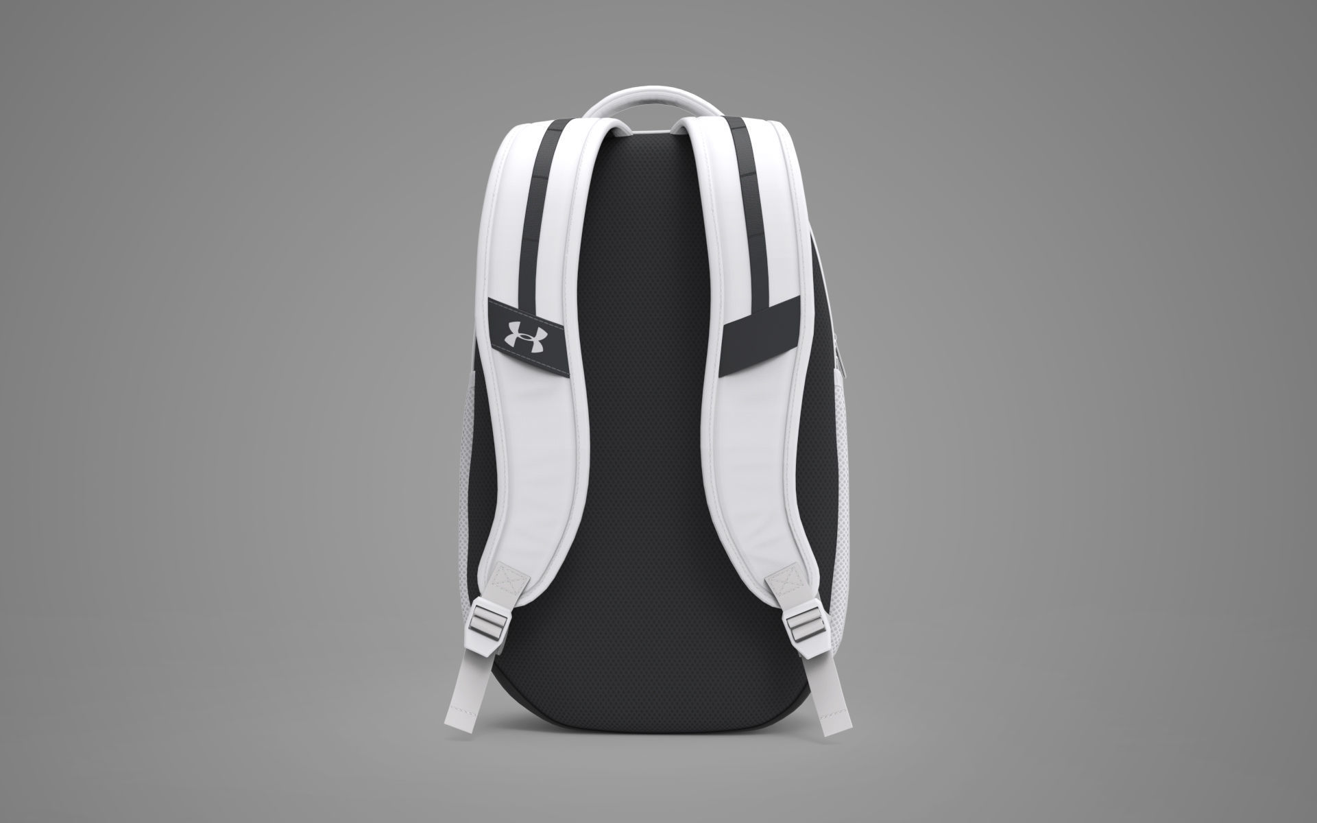 Under Armour Hustle 6 Backpack Low-poly 3D model_3