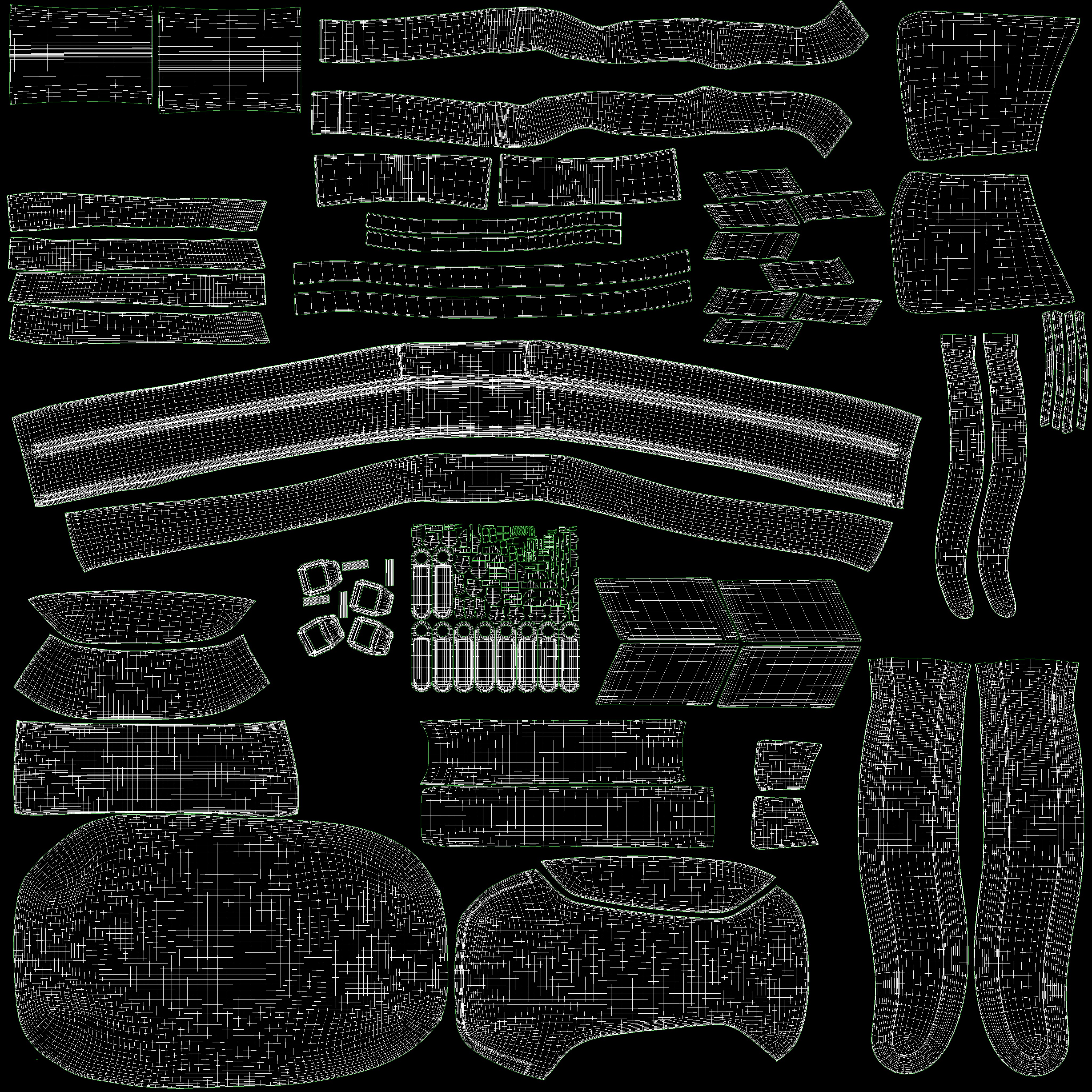 Under Armour Hustle 6 Backpack Low-poly 3D model_6