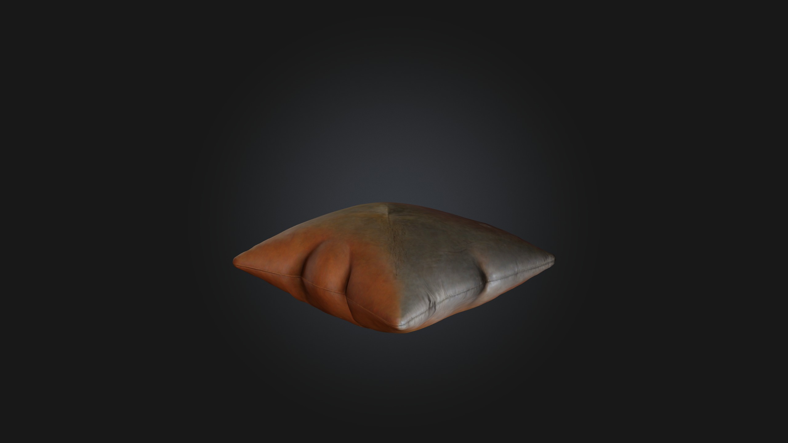 pilow model Low-poly 3D model_4