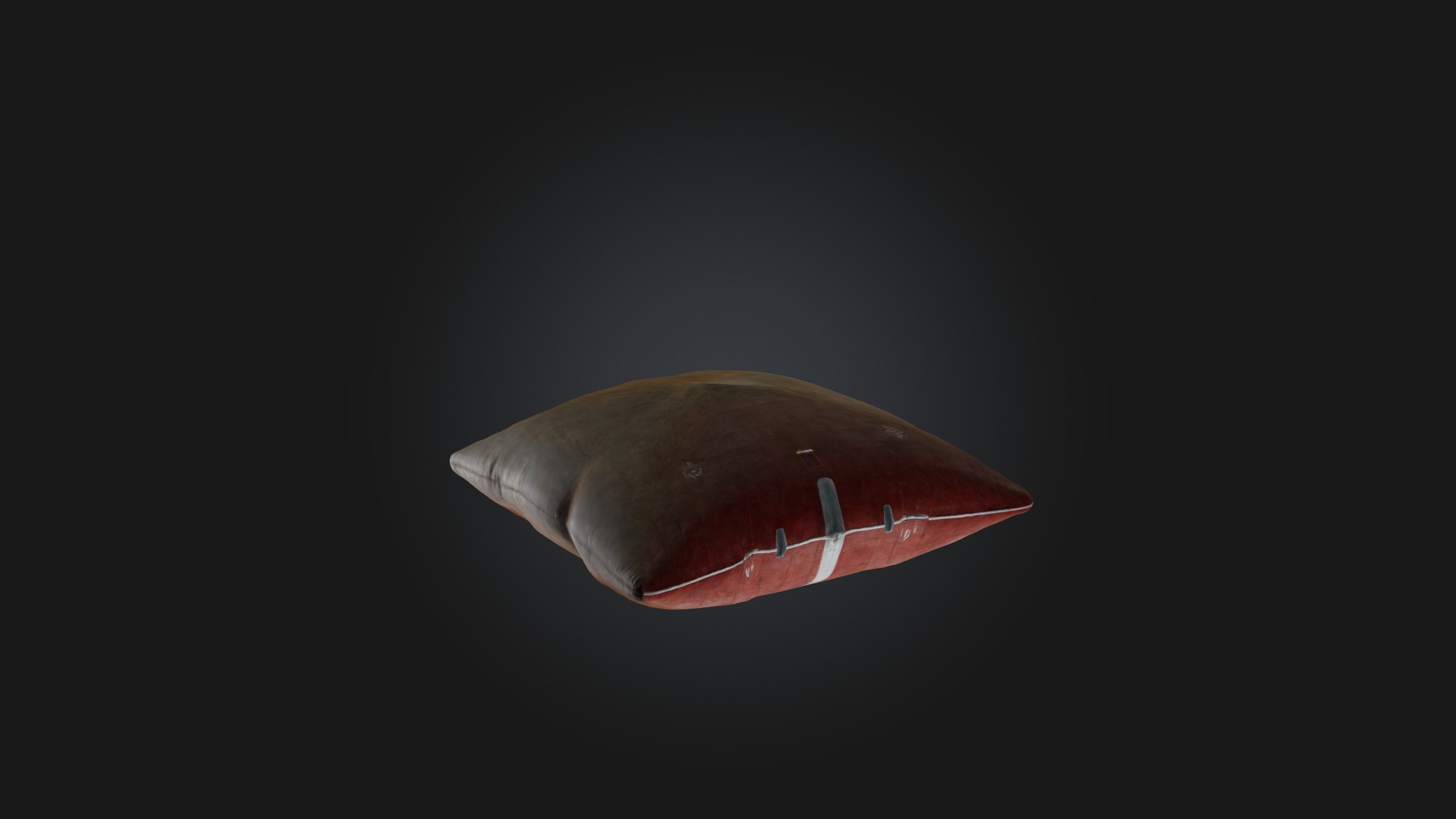 pilow model Low-poly 3D model_5