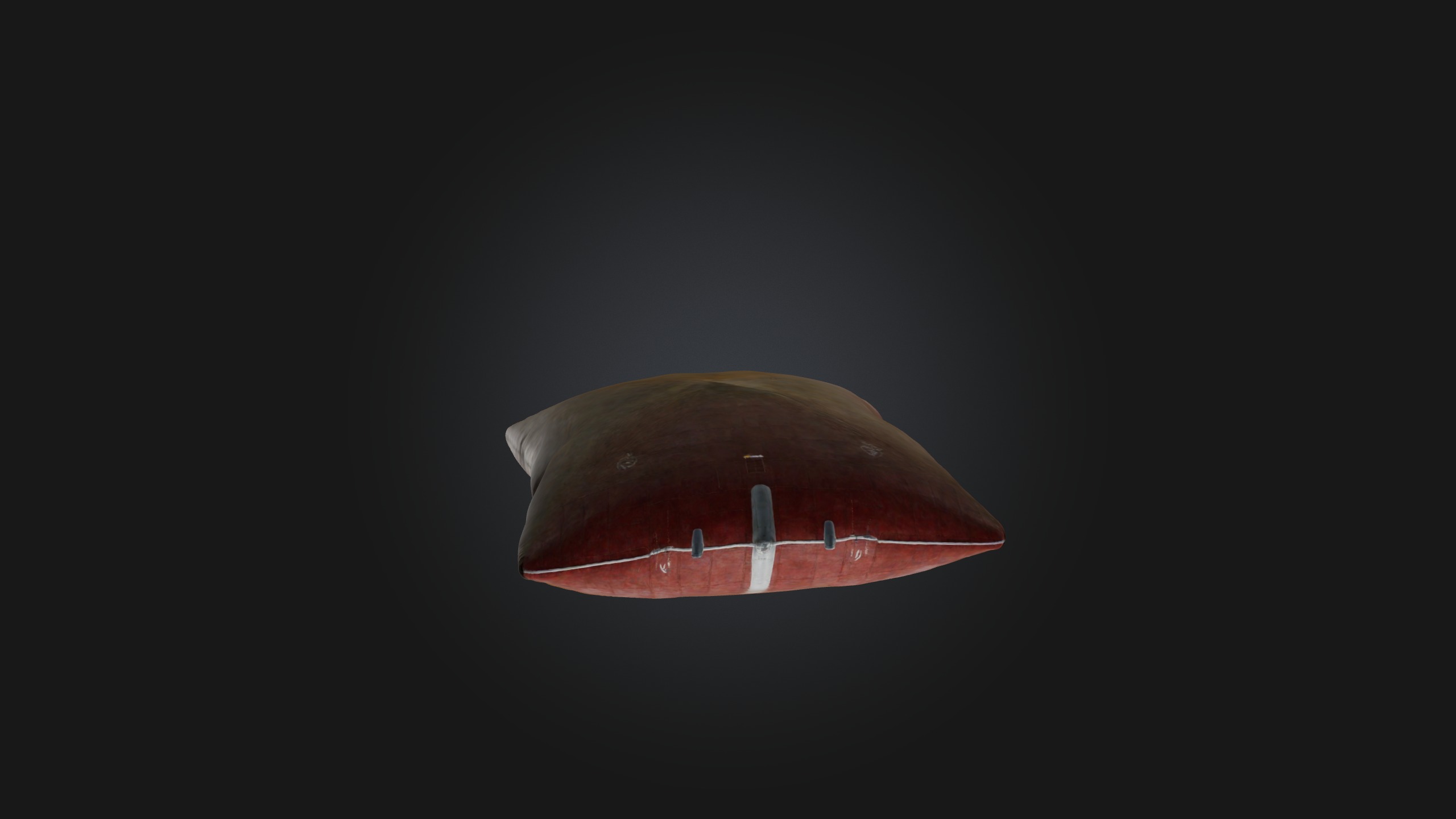 pilow model Low-poly 3D model_2