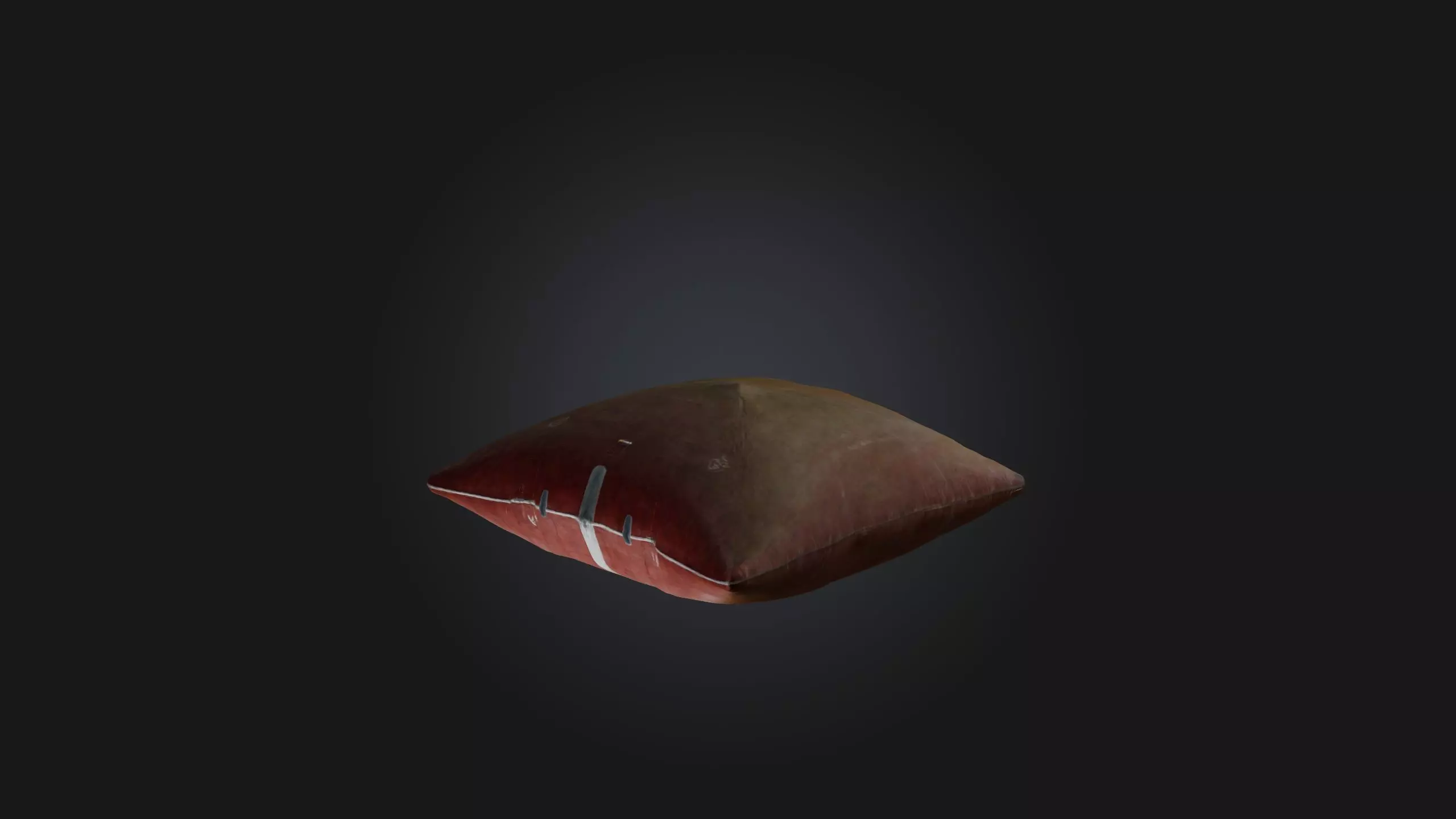 pilow model Low-poly 3D model_0