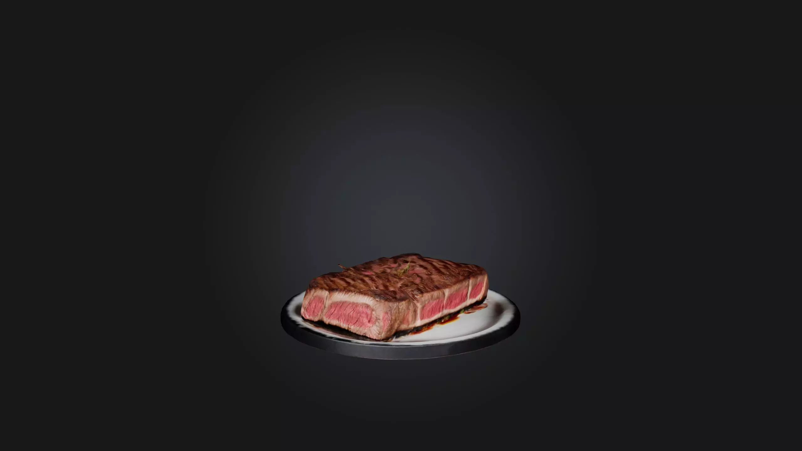 New York Strip Model Low-poly 3D model_0
