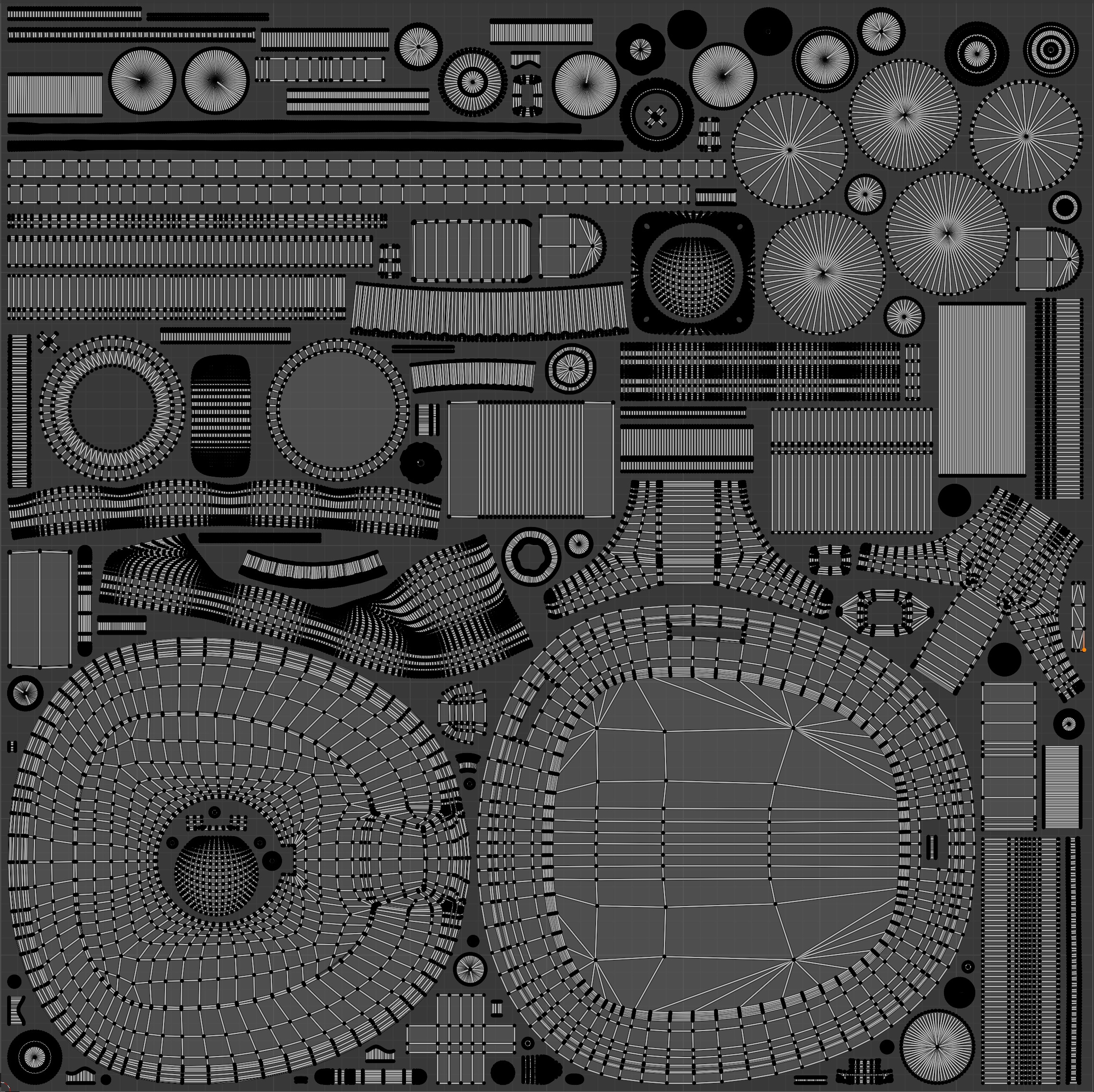 Microscope Low-poly 3D model_20