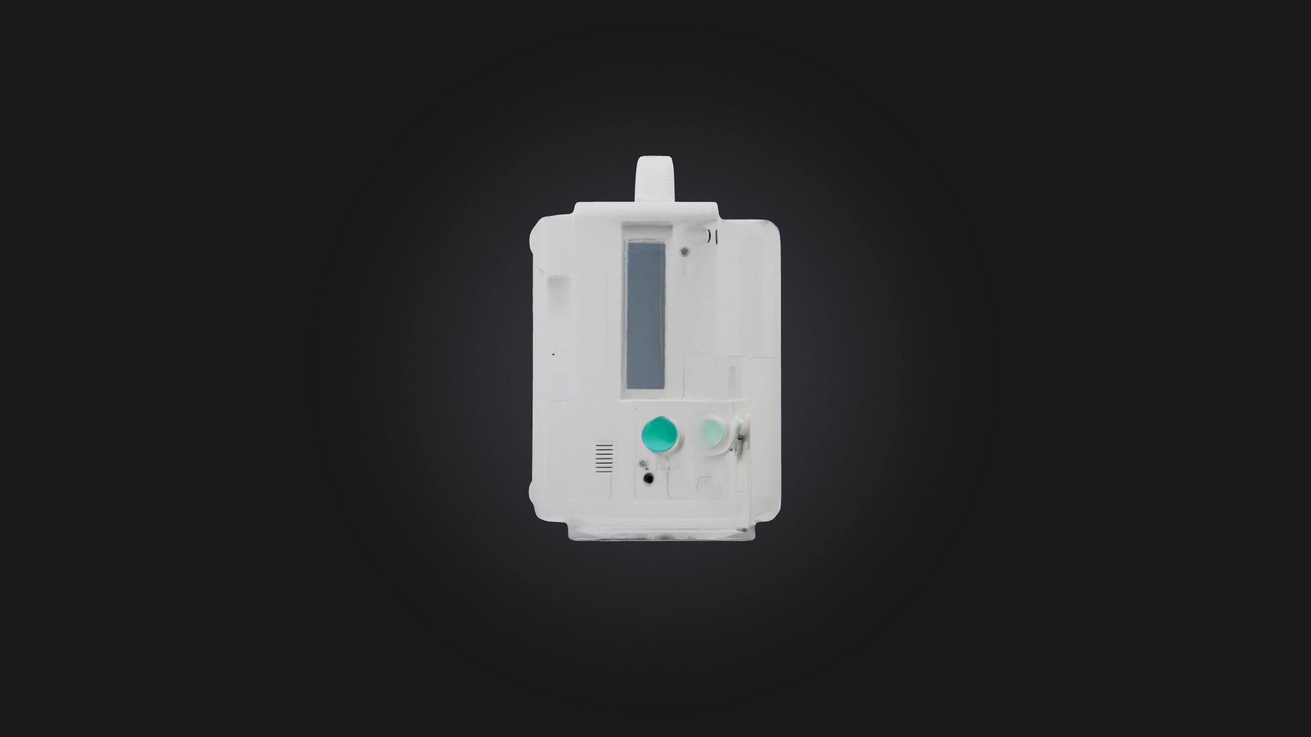 Medical Monitor Low-poly 3D model_5