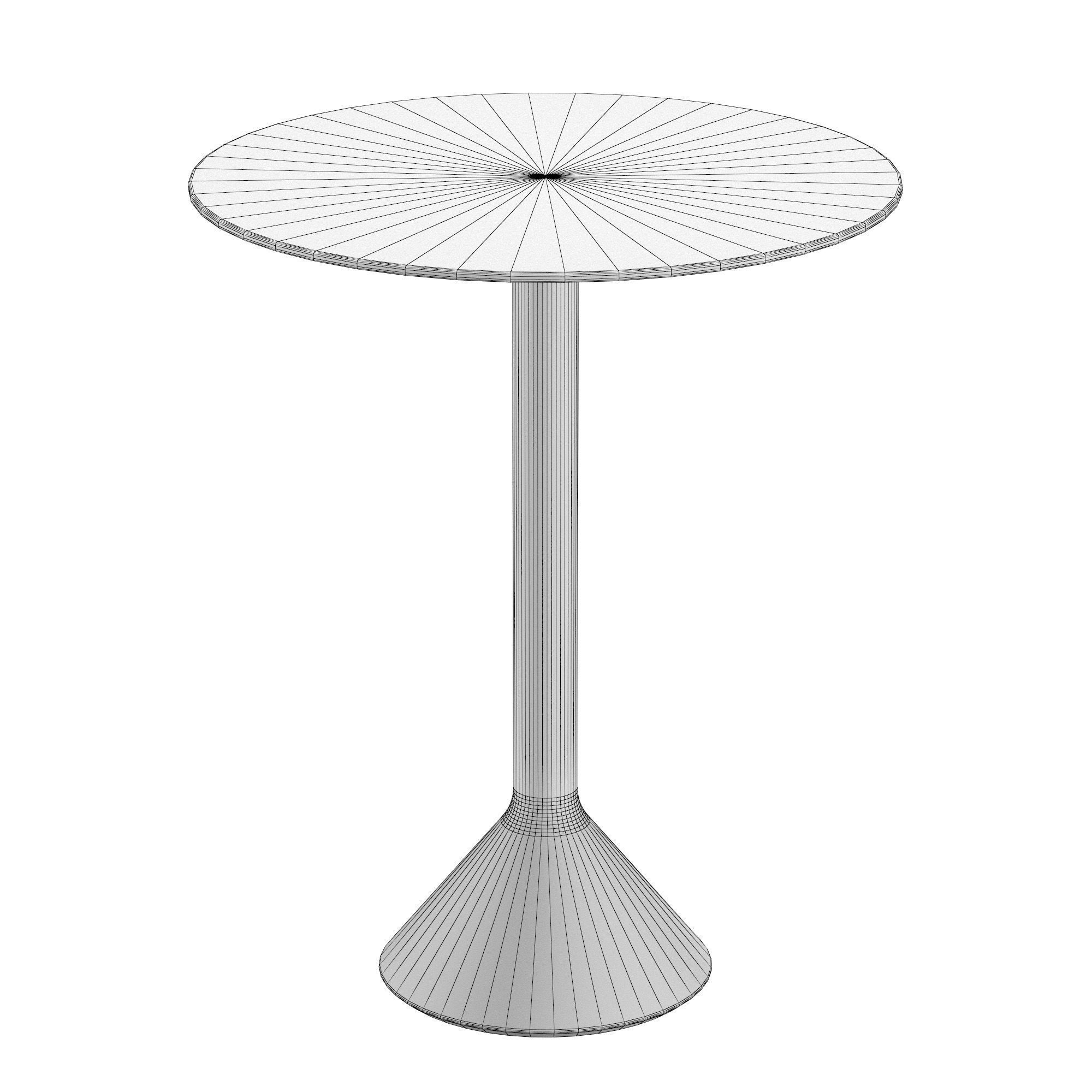 Nix Dining Chair PALISSADE CONE table 3D model_1