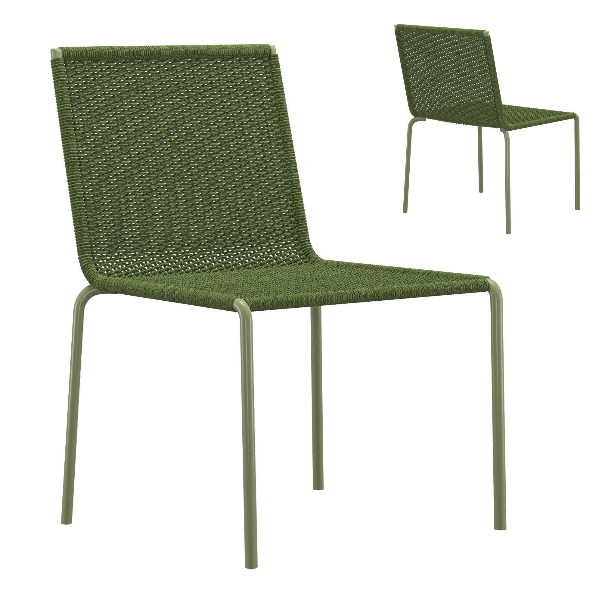 Nix Dining Chair PALISSADE CONE table 3D model_2