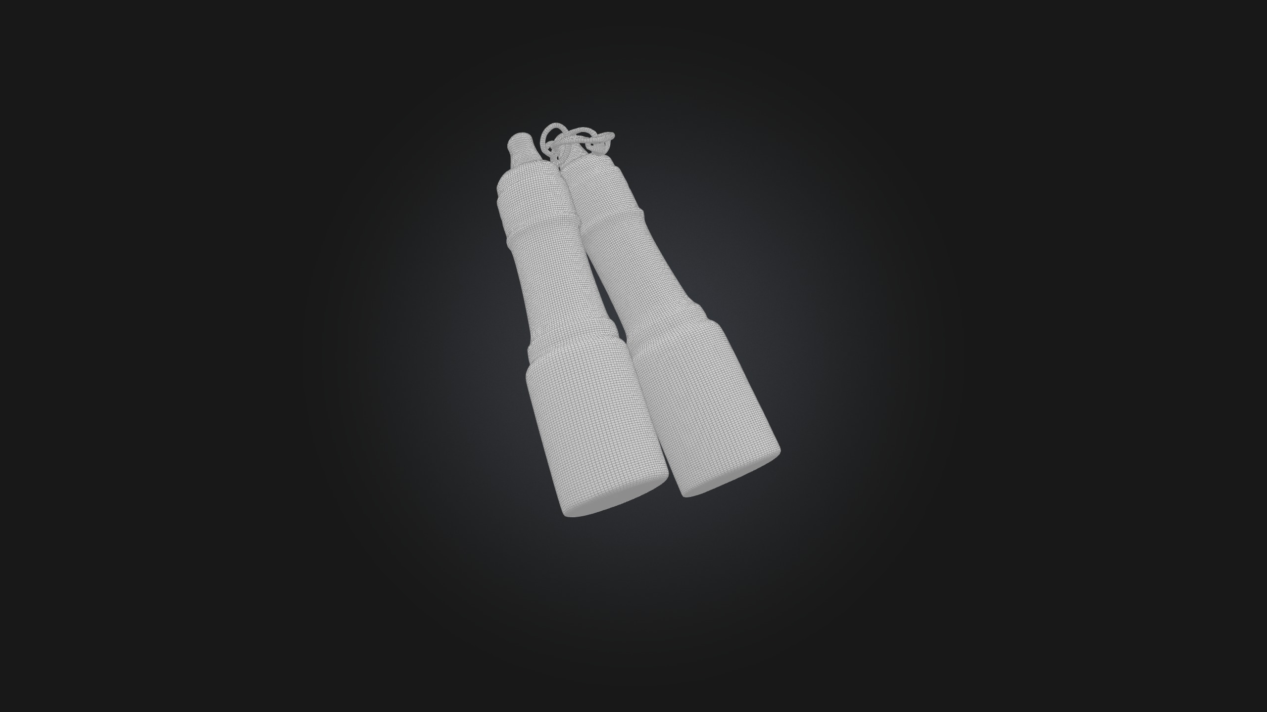 Jump Rope Low-poly 3D model_3