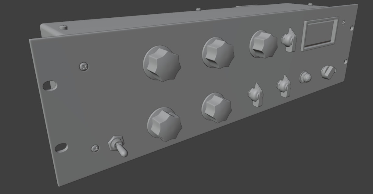 Tube-Tech CL 1B OPTO COMPRESSOR 3D model_7