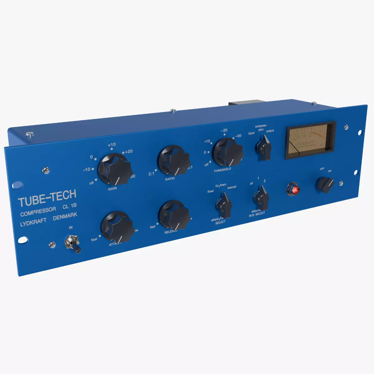 Tube-Tech CL 1B OPTO COMPRESSOR 3D model_0