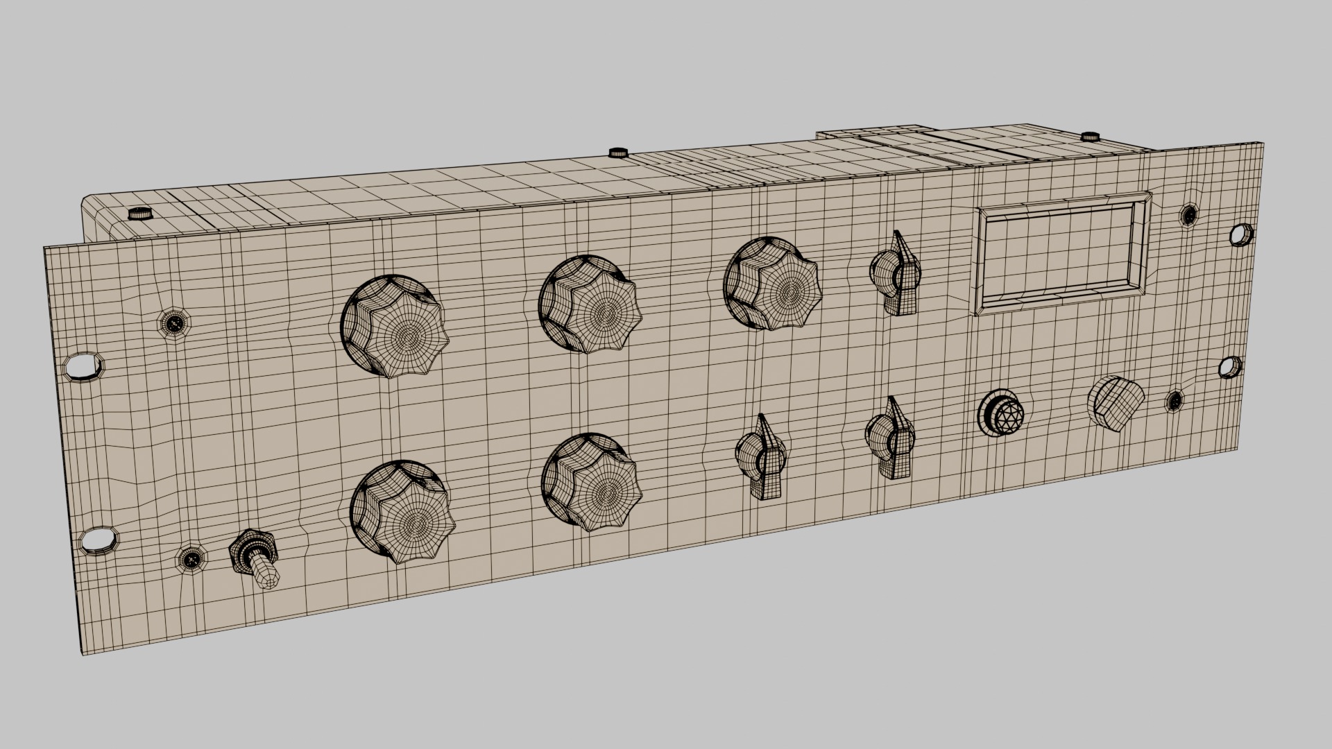 Tube-Tech CL 1B OPTO COMPRESSOR 3D model_12