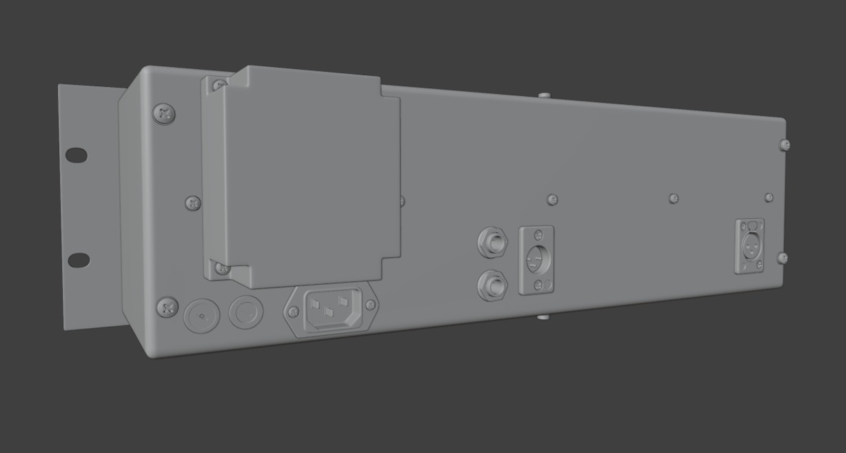 Tube-Tech CL 1B OPTO COMPRESSOR 3D model_11