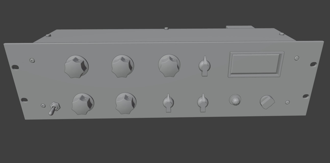 Tube-Tech CL 1B OPTO COMPRESSOR 3D model_8