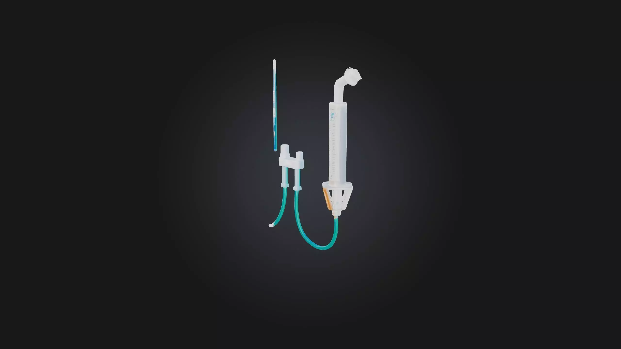IV Catheter Low-poly 3D model_0