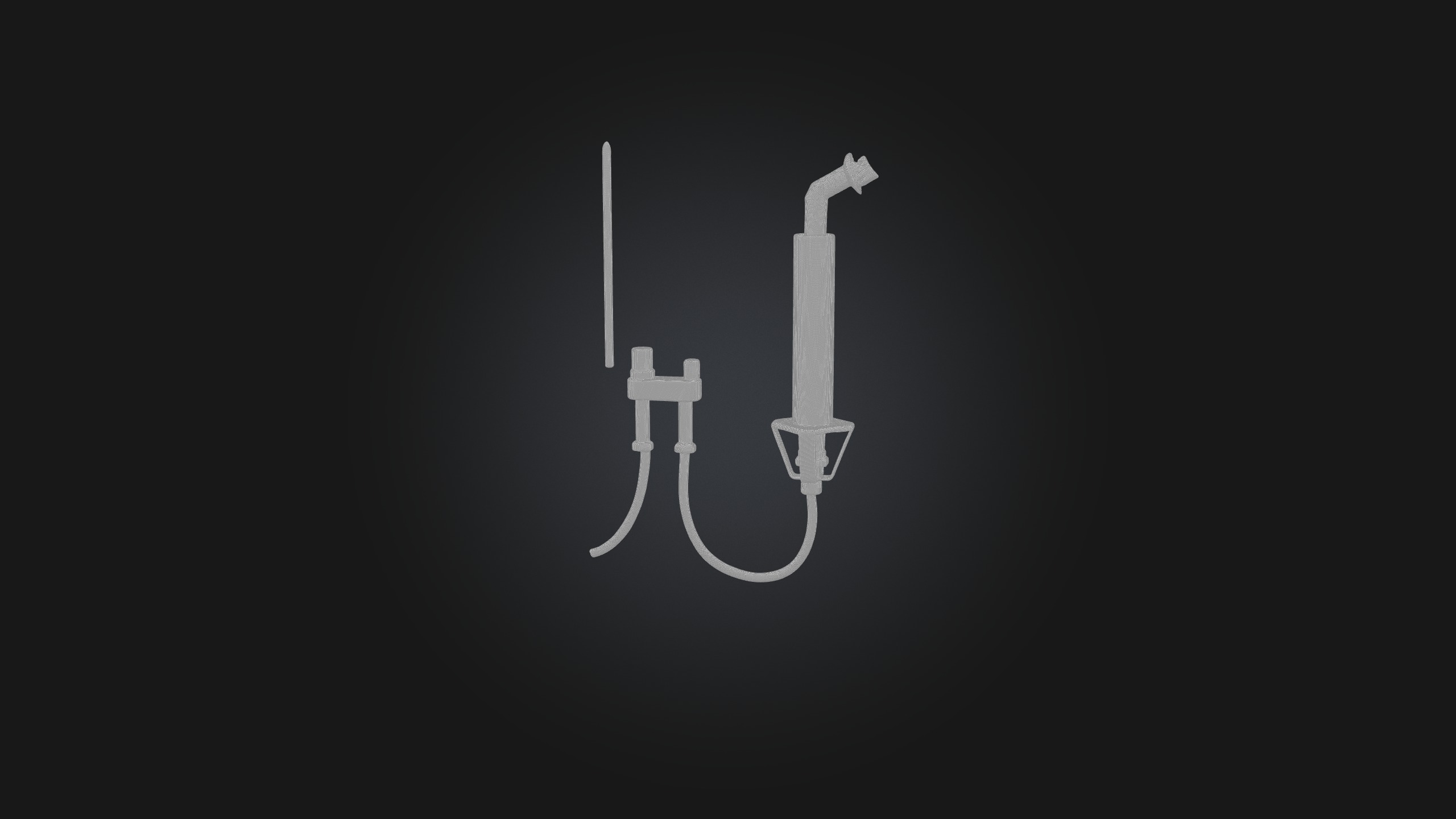 IV Catheter Low-poly 3D model_2