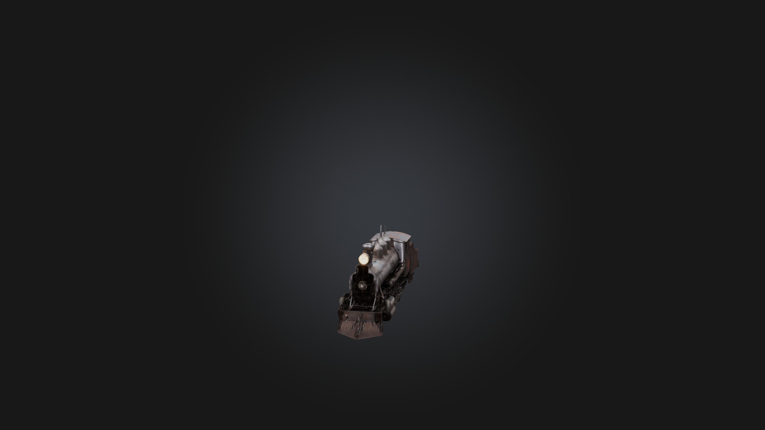 Iron Horse Low-poly 3D model_7