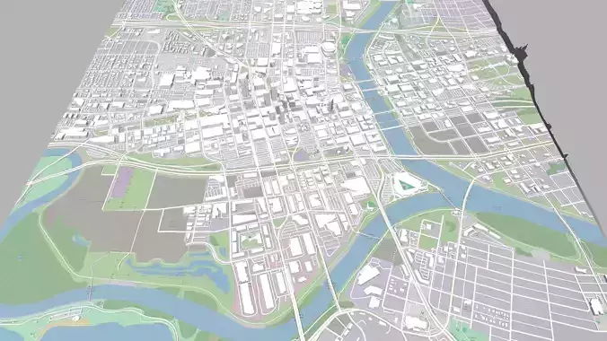 Cityscape Des Moines United States