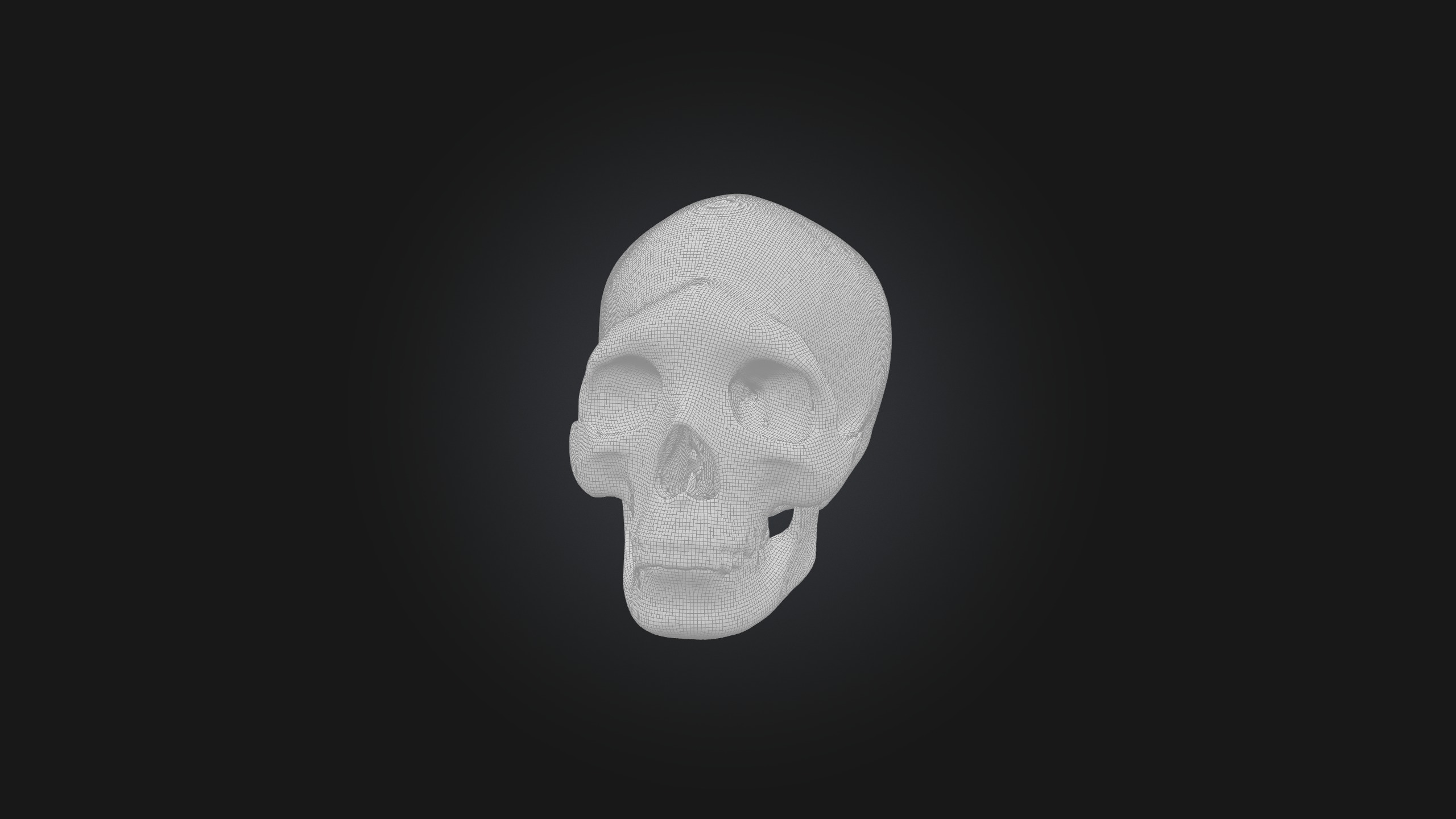 Infected Sinus Low-poly 3D model_4