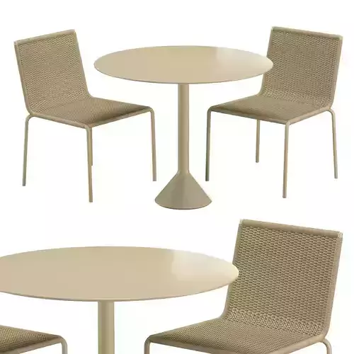 Nix Dining Chair PALISSADE CONE 3D model