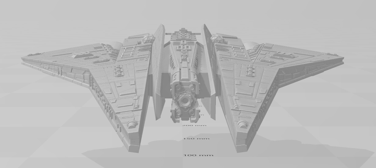 Star Wars Thrawn Class Star Destroyer Fan deign by Shoguneagle 3D print model_2