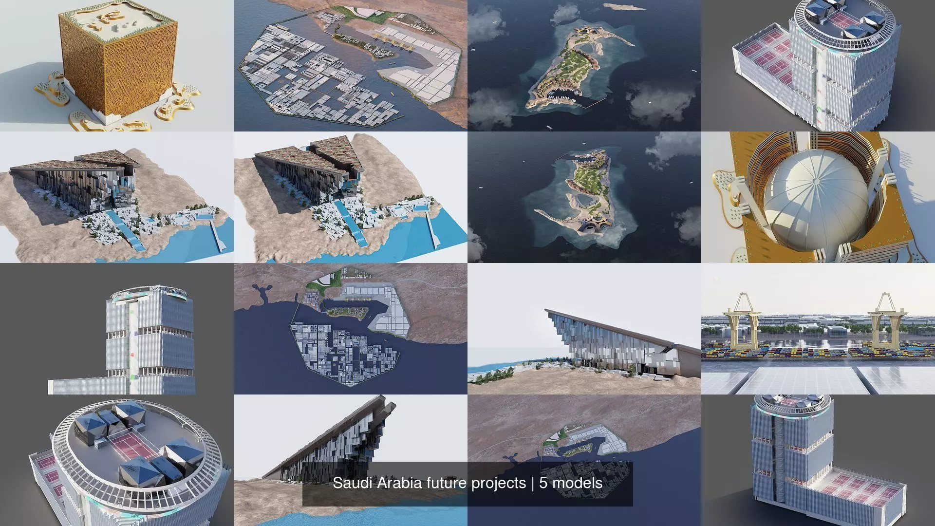 Saudi Arabia future projects 3D Model Collection_0