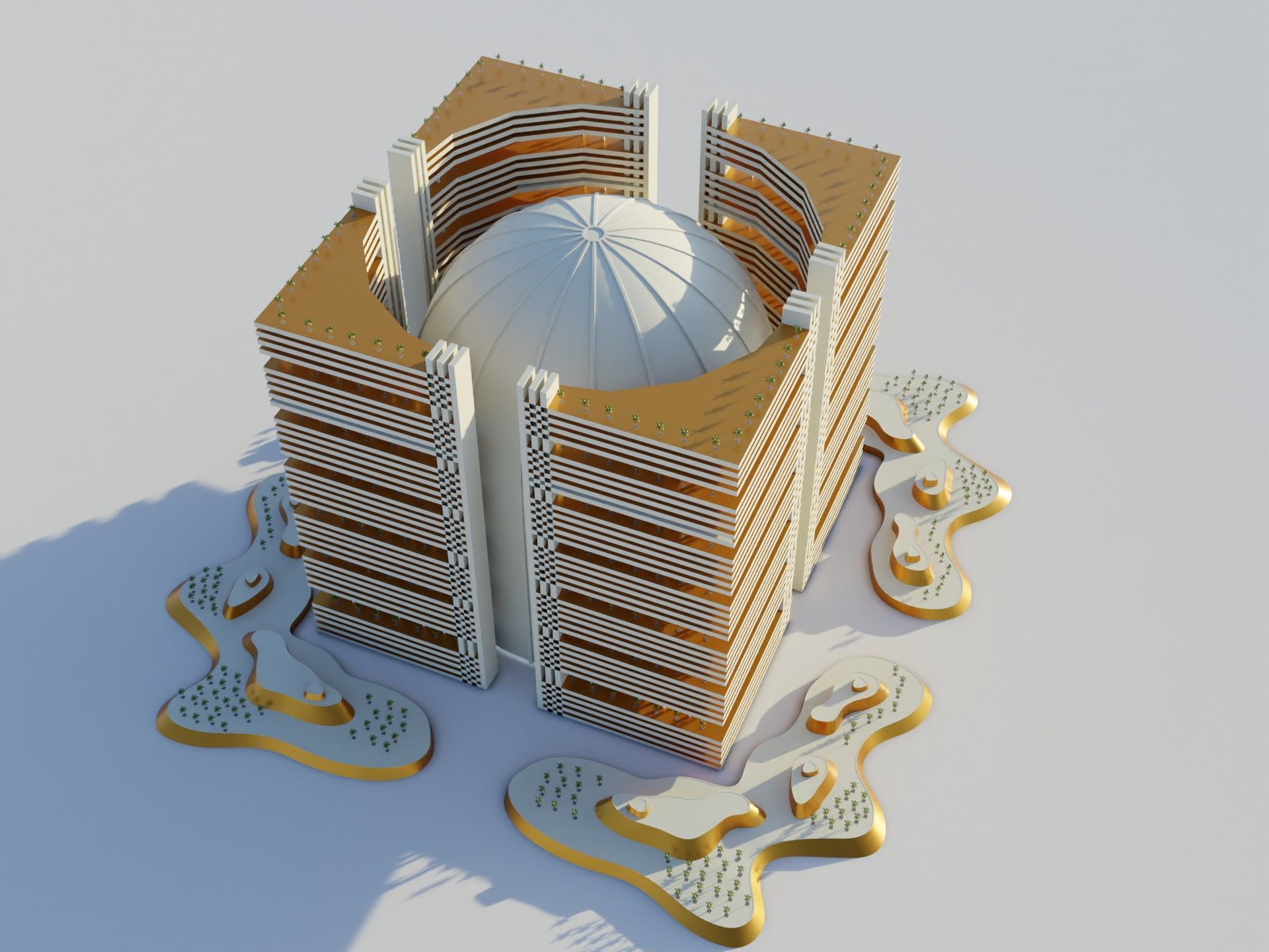 Saudi Arabia future projects 3D Model Collection_14