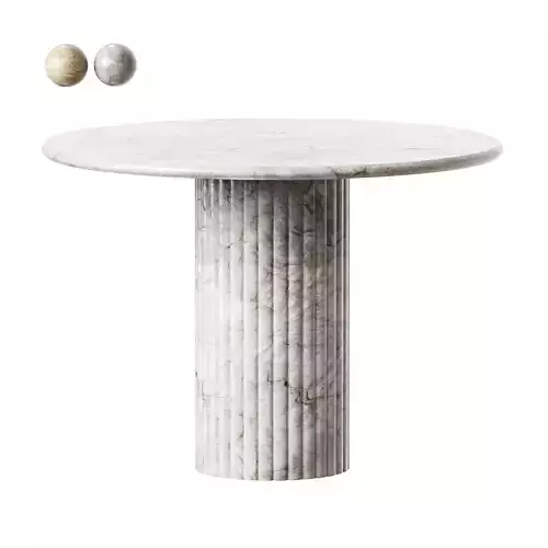 Four Hands Oranda Round Dining Table 3D model