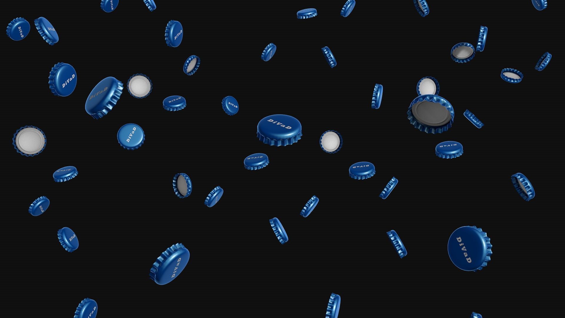 Metal bottle cap 3D model_3