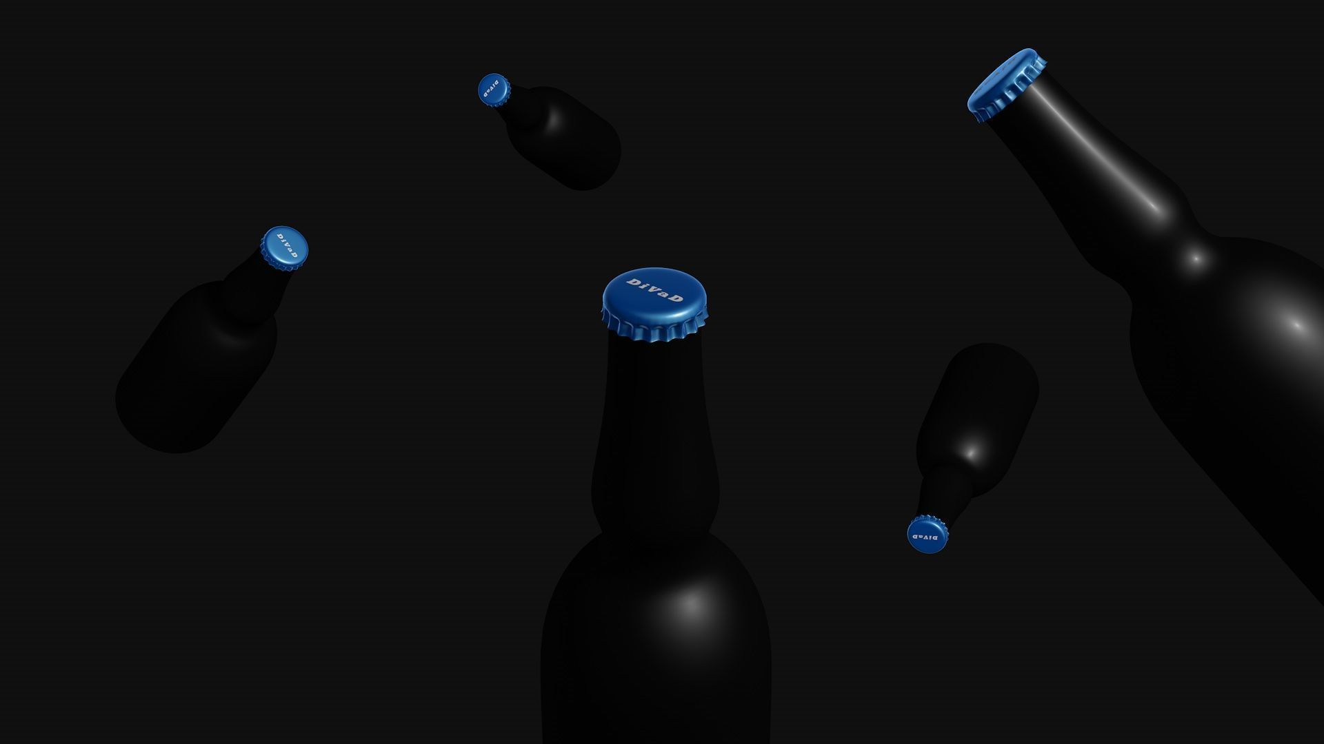 Metal bottle cap 3D model_2
