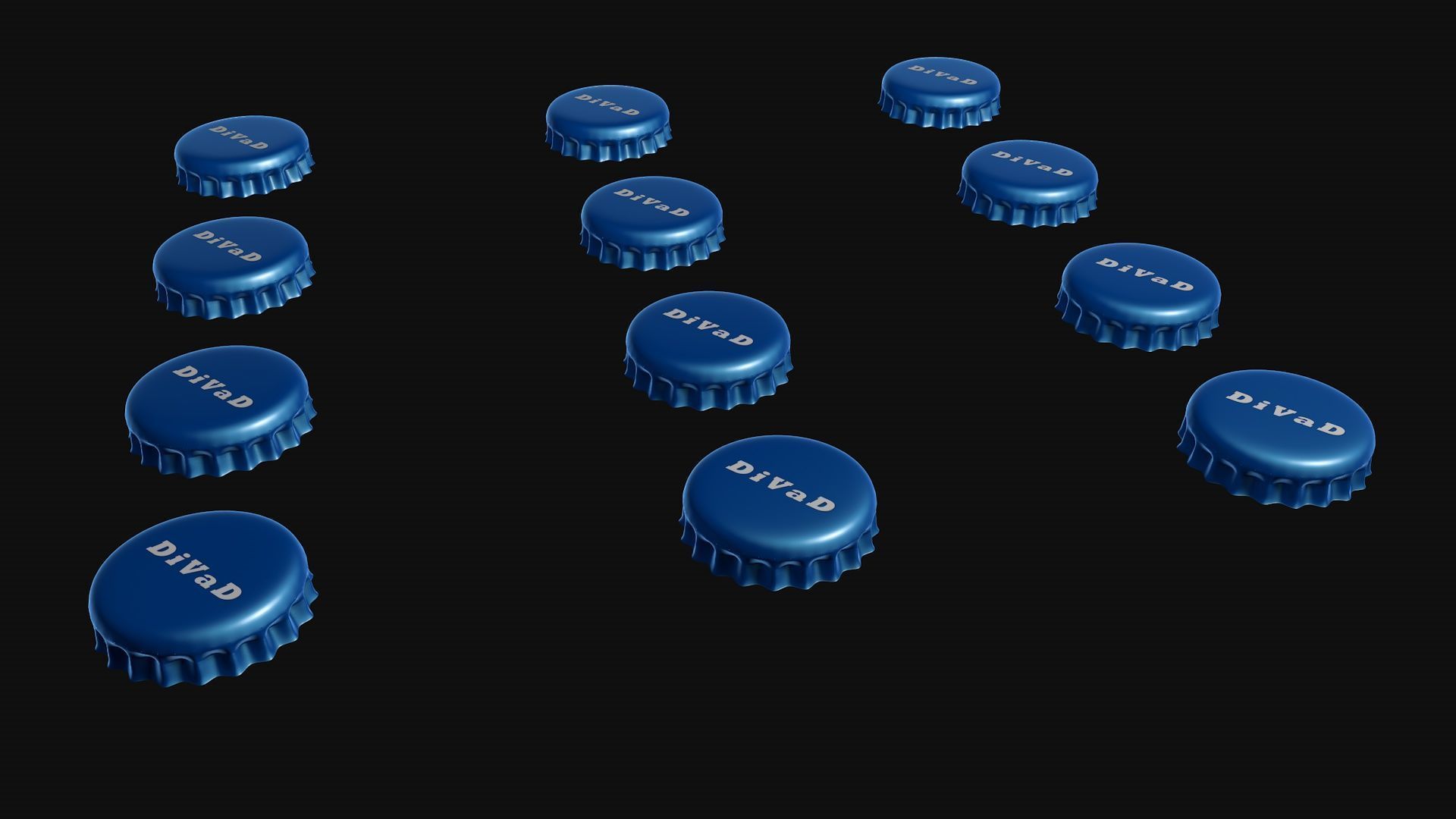 Metal bottle cap 3D model_5