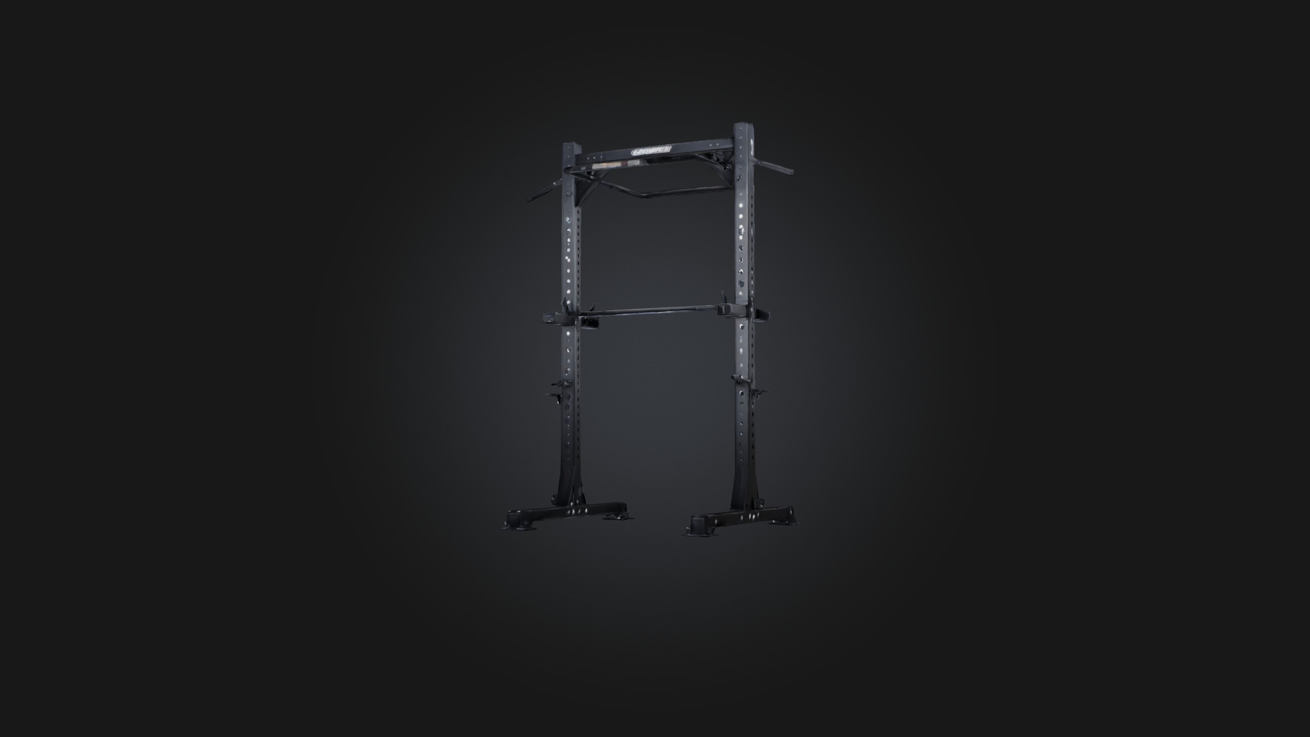 Half Rack Low-poly 3D model_7