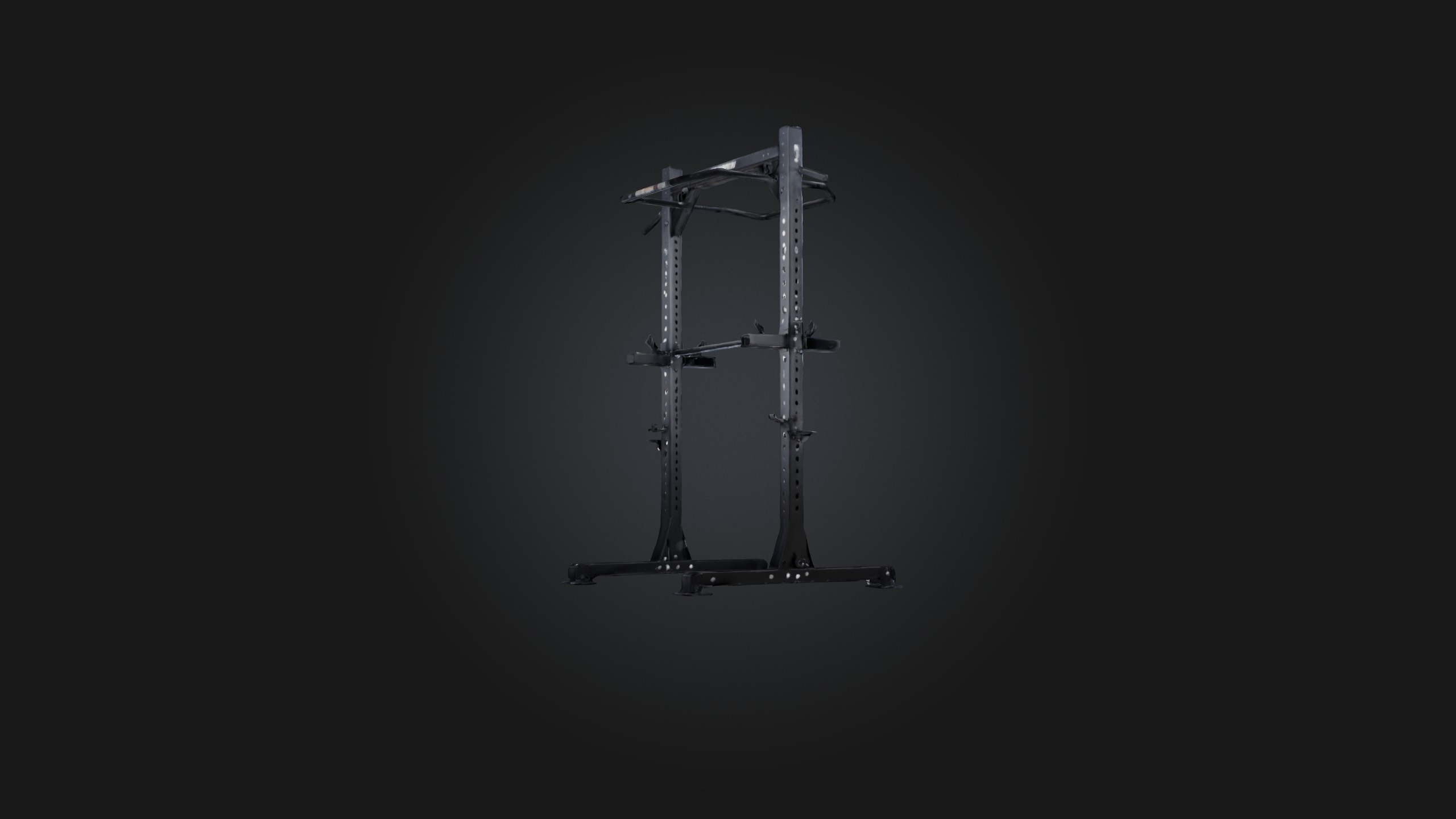 Half Rack Low-poly 3D model_6