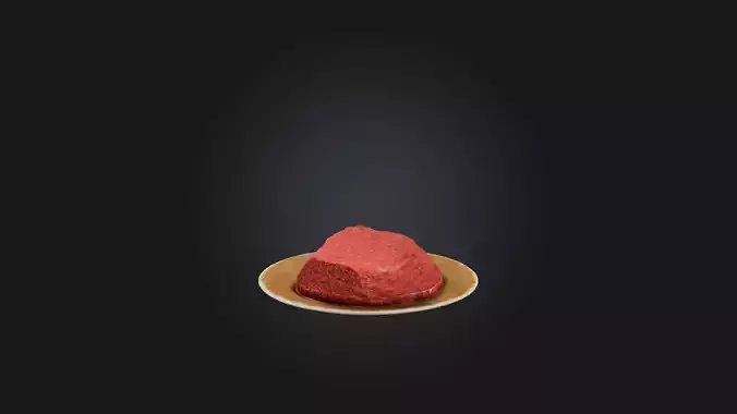 Ground Beef Model Low-poly 3D model
