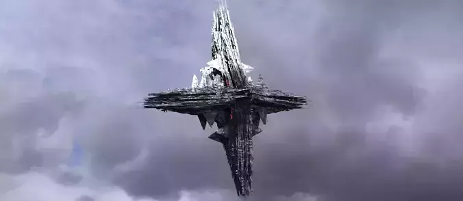 Cyberpunk Dawn magma star