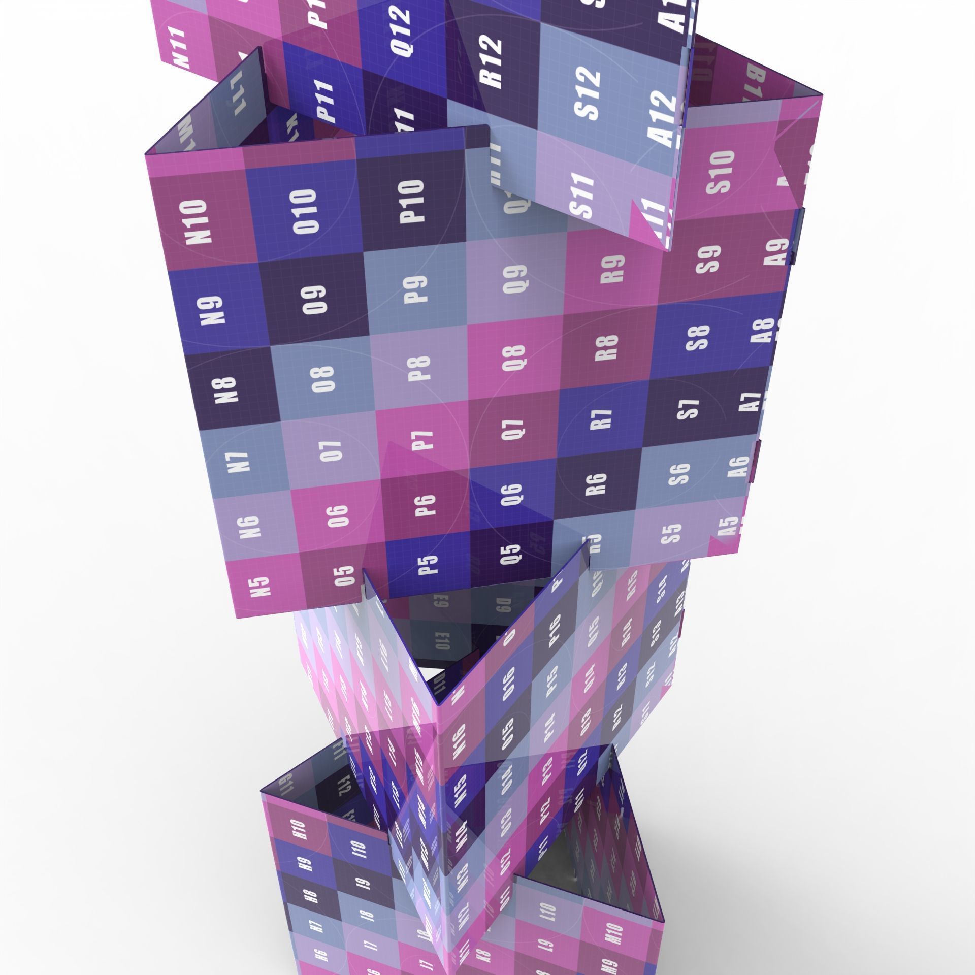 Point of Sale Cardboard Display Stand Texture_11