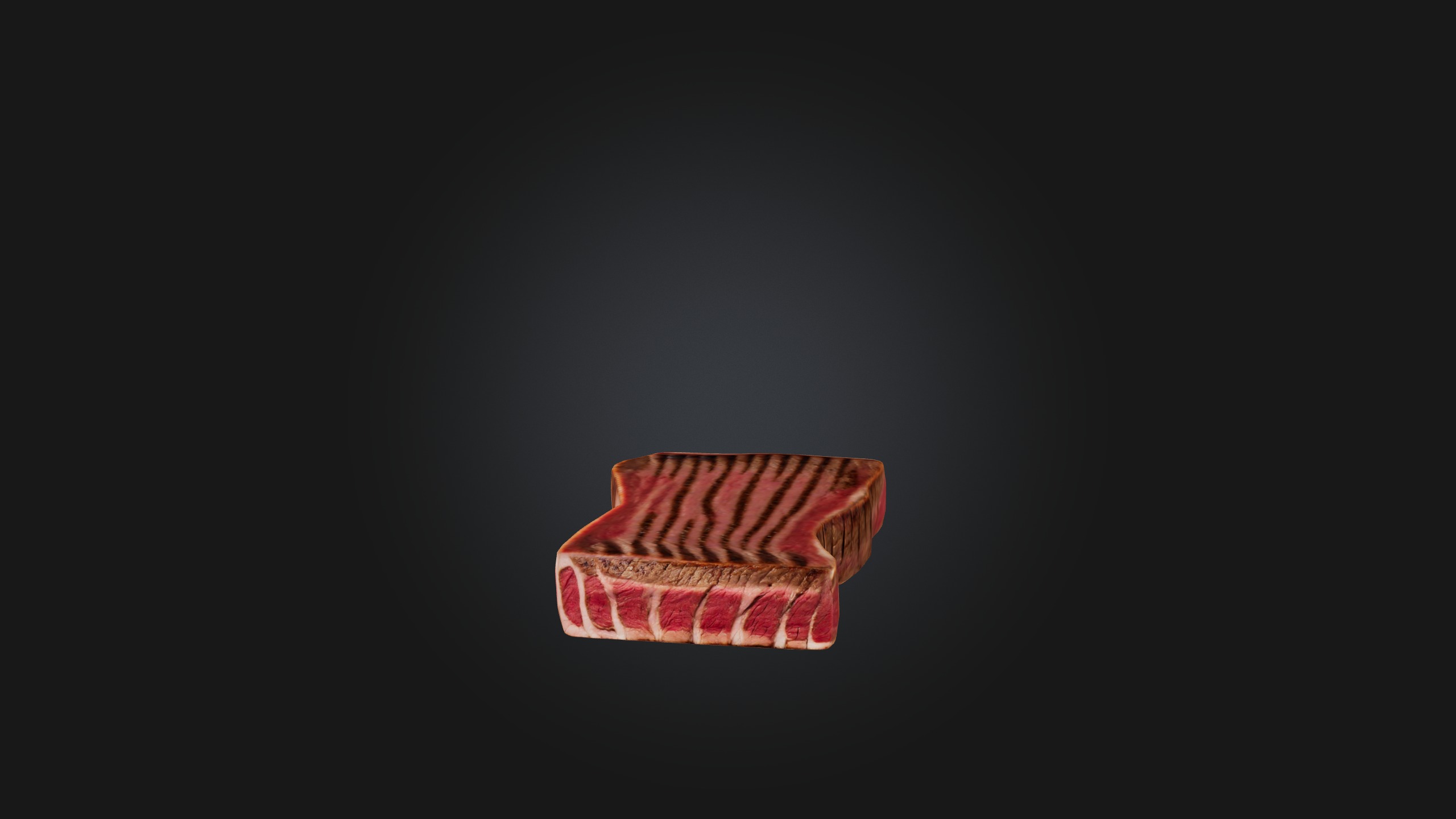 Flank Steak Model Low-poly 3D model_3