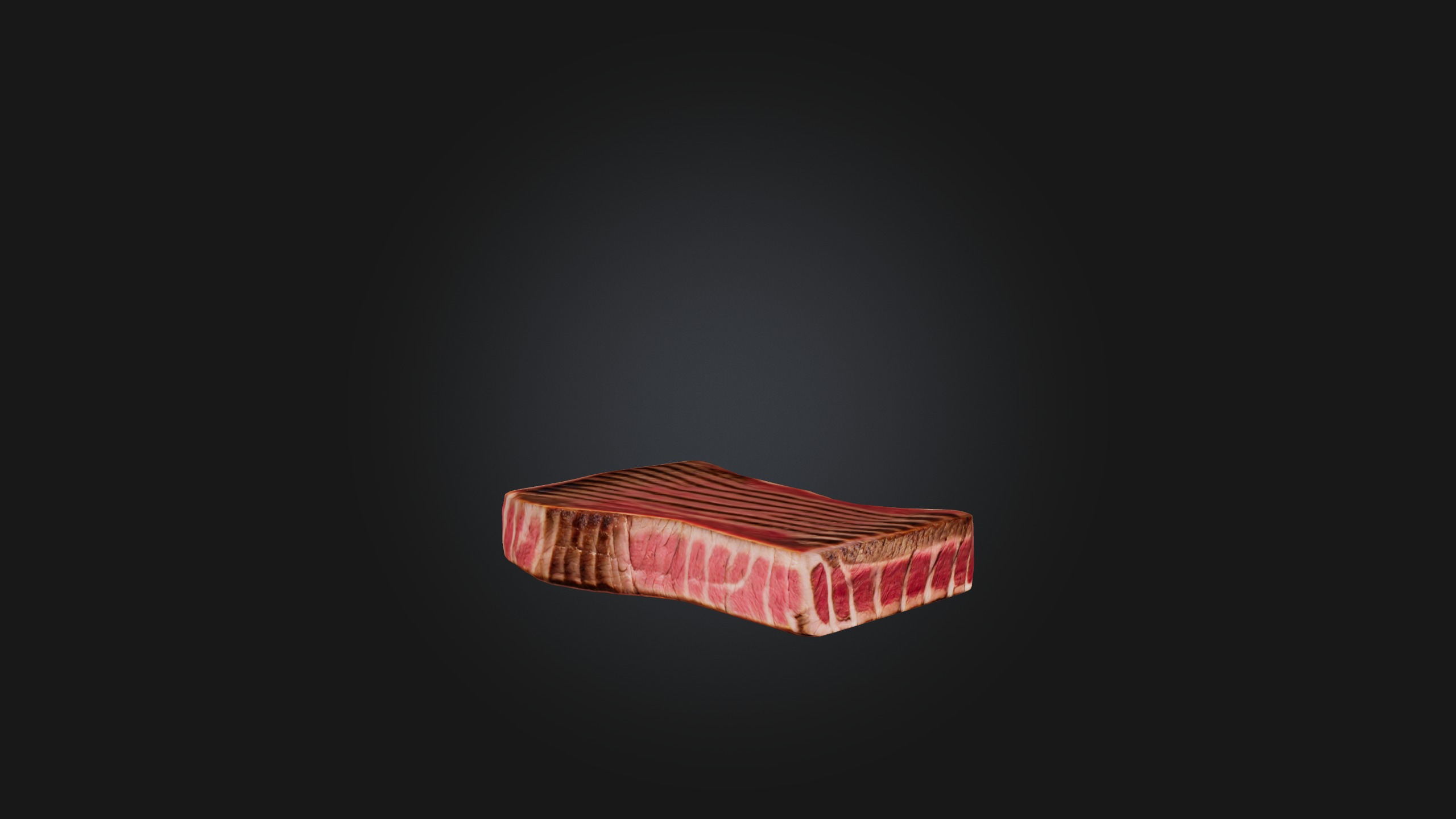 Flank Steak Model Low-poly 3D model_6