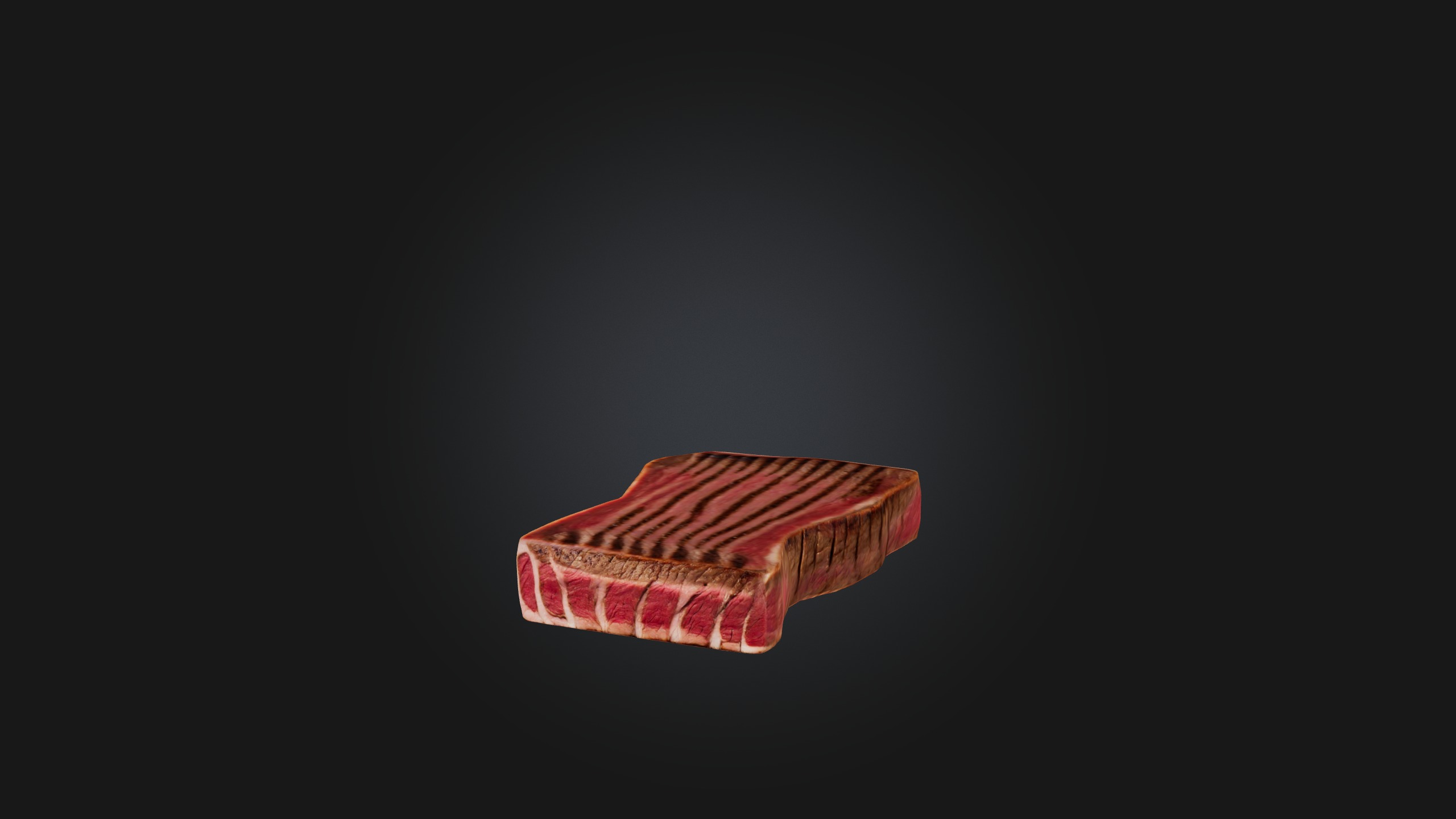 Flank Steak Model Low-poly 3D model_1