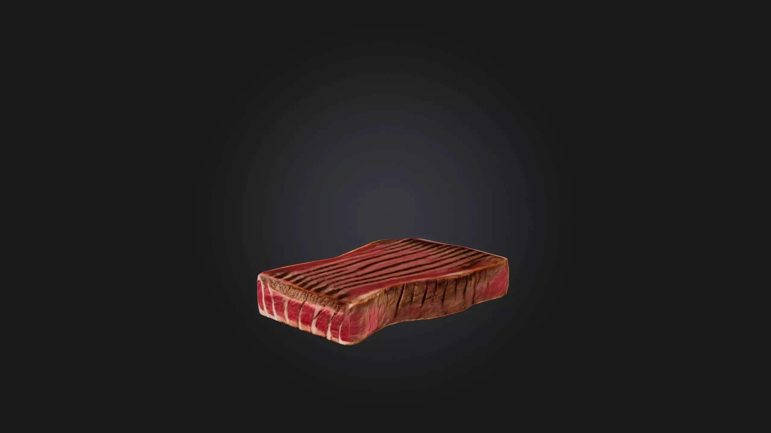 Flank Steak Model Low-poly 3D model_0